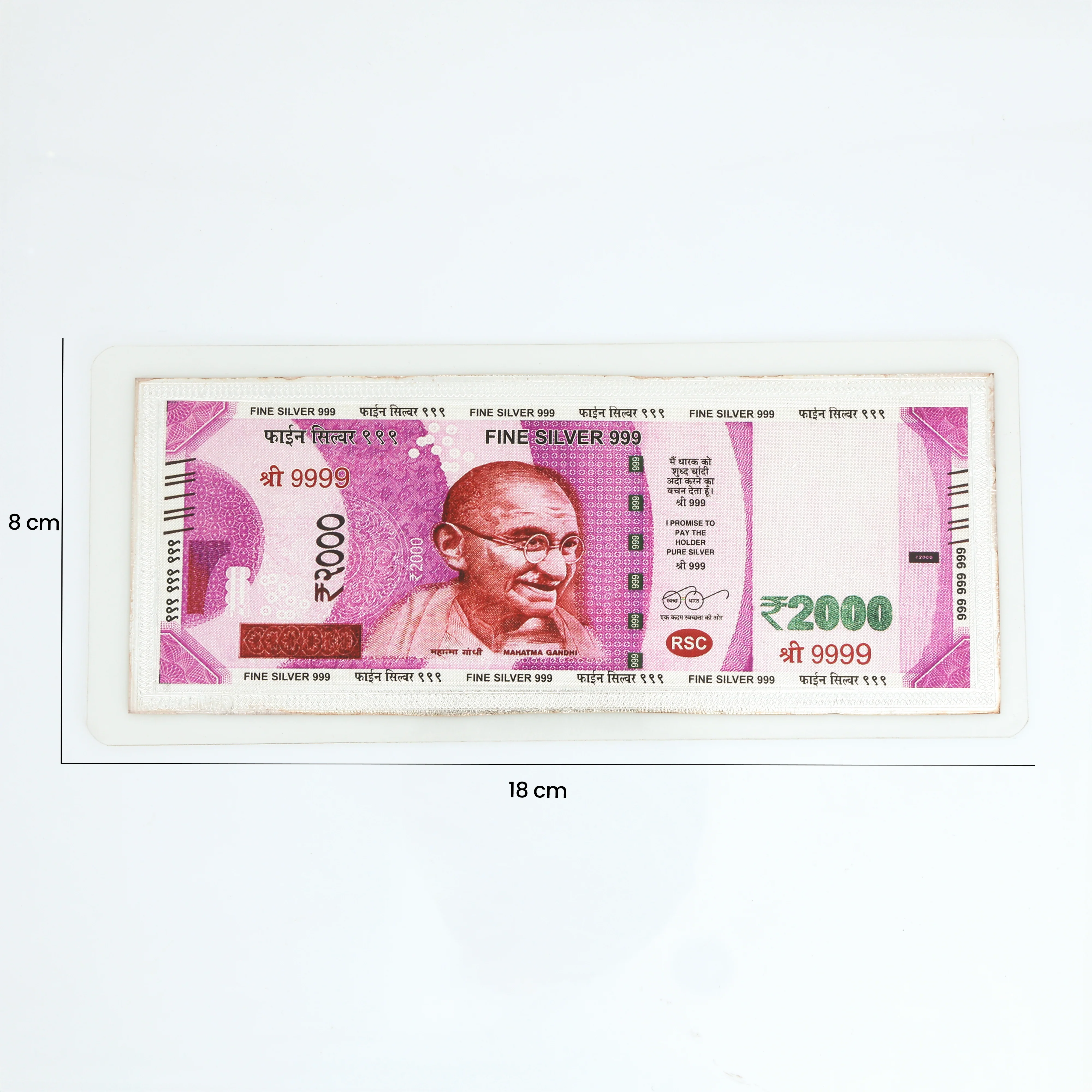 ₹2000 Pure Silver Plated Note - Image 3