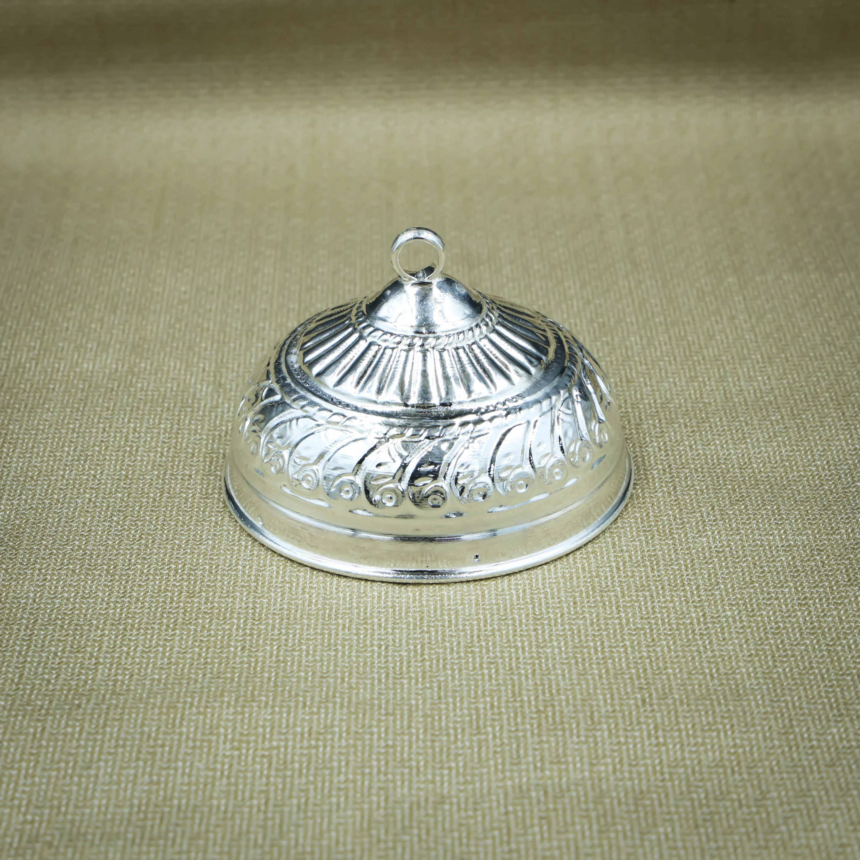 Beautifully Designed Silver Chattar For Temple - Image 4
