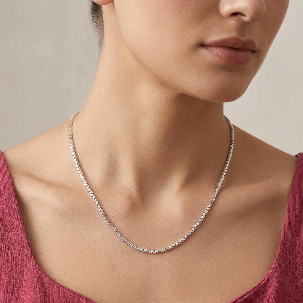 Classic Silver Chain - Image 2