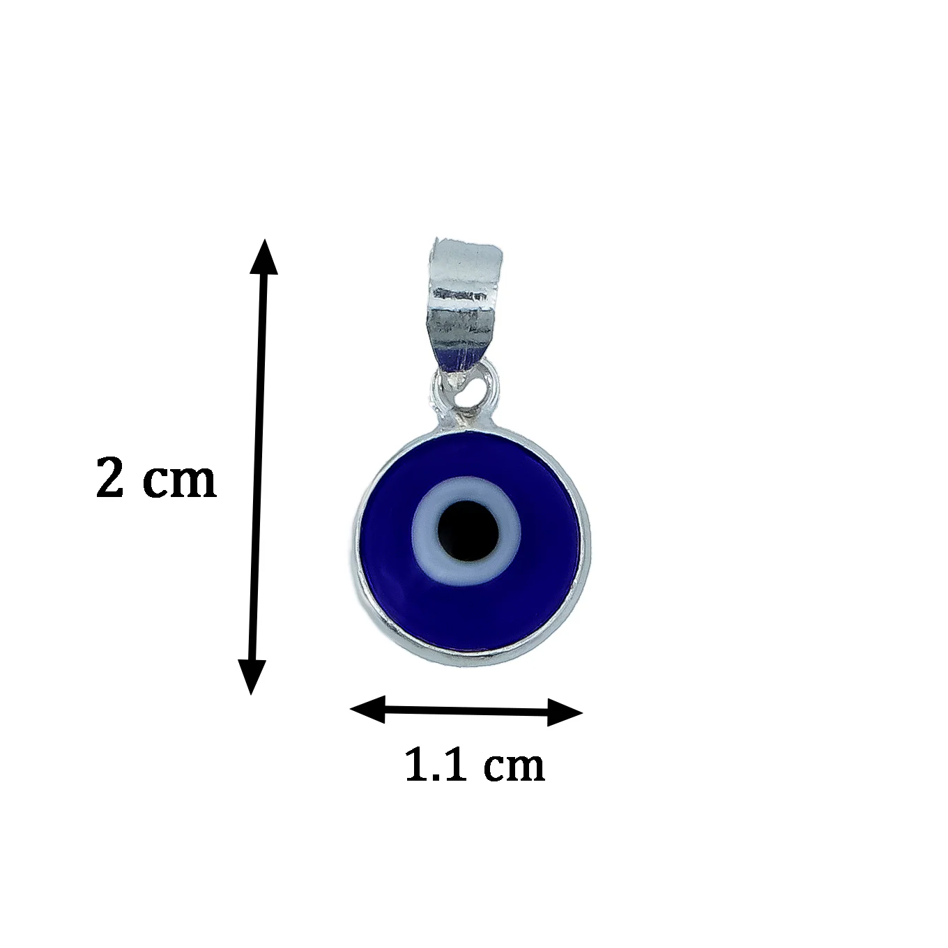 Evil Eye Daily Wear Pendant with Chain - Image 3