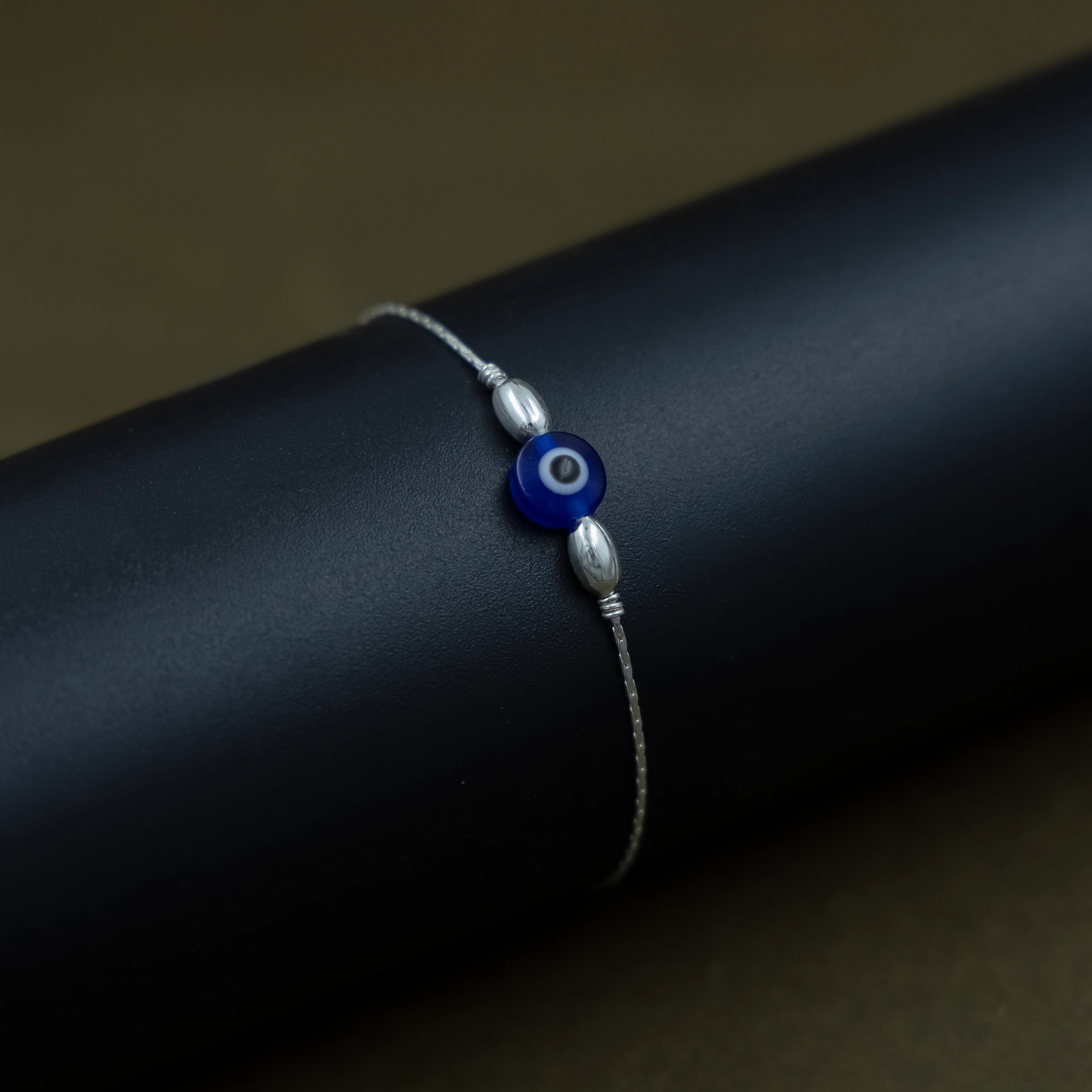 Evil Eye Silver Wrist Charm - Image 5