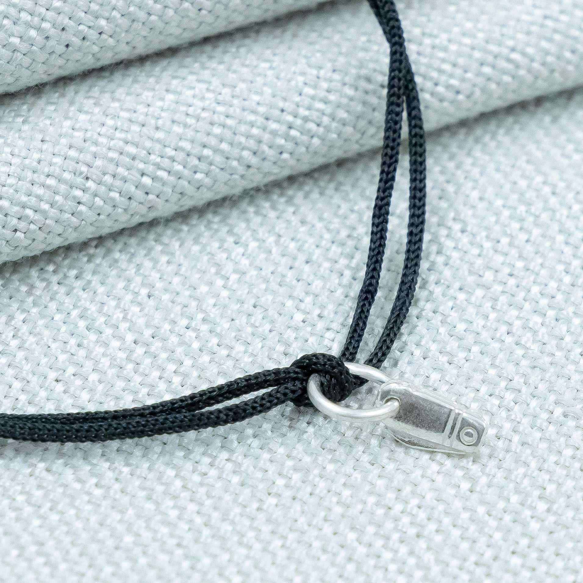 His & Hers Black Thread Premium Silver Knife(chaku) Charm Perfect Boy and Girl Combo - Image 3