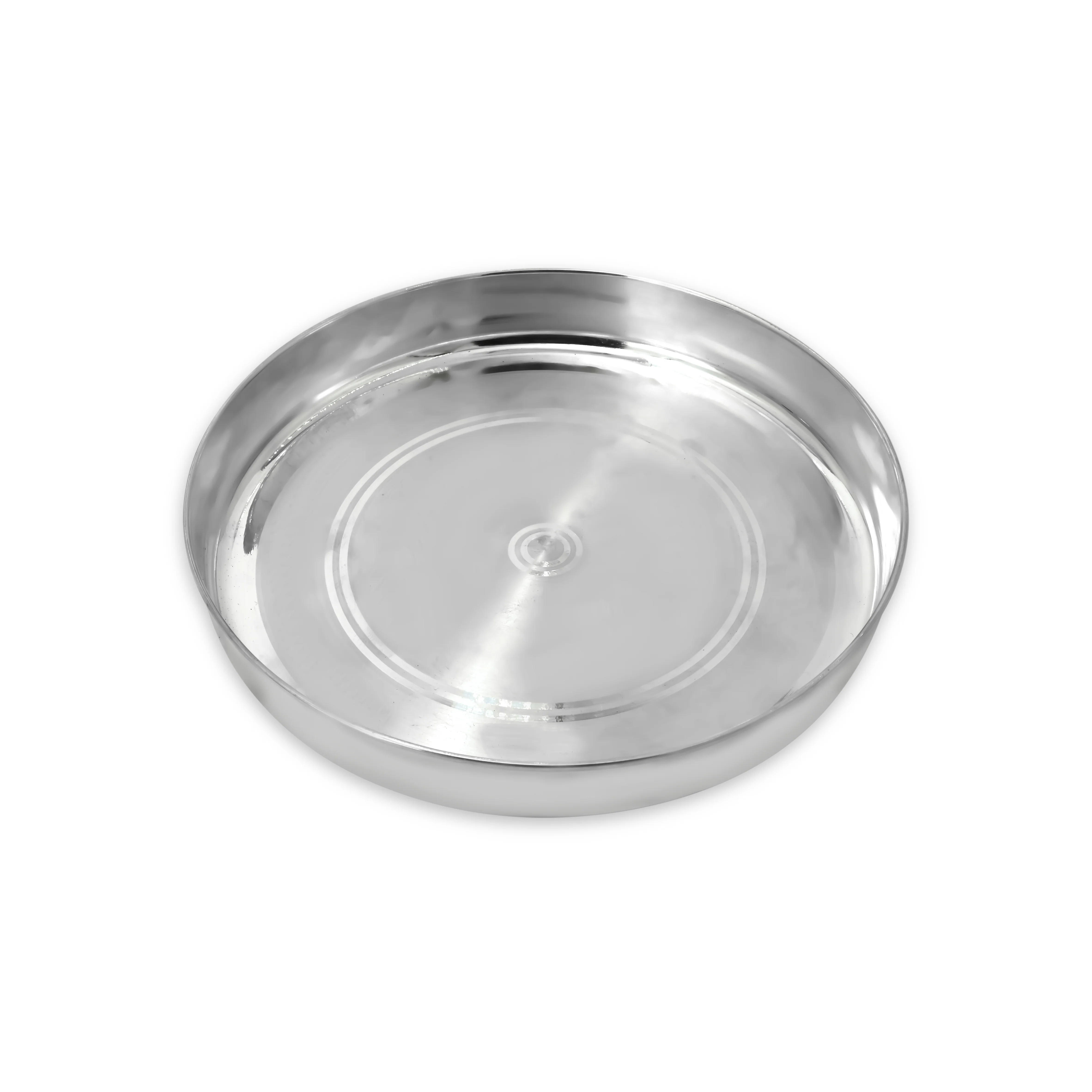 Make Every Meal Special with Our Beautiful Silver Dinner Plate - Image 4