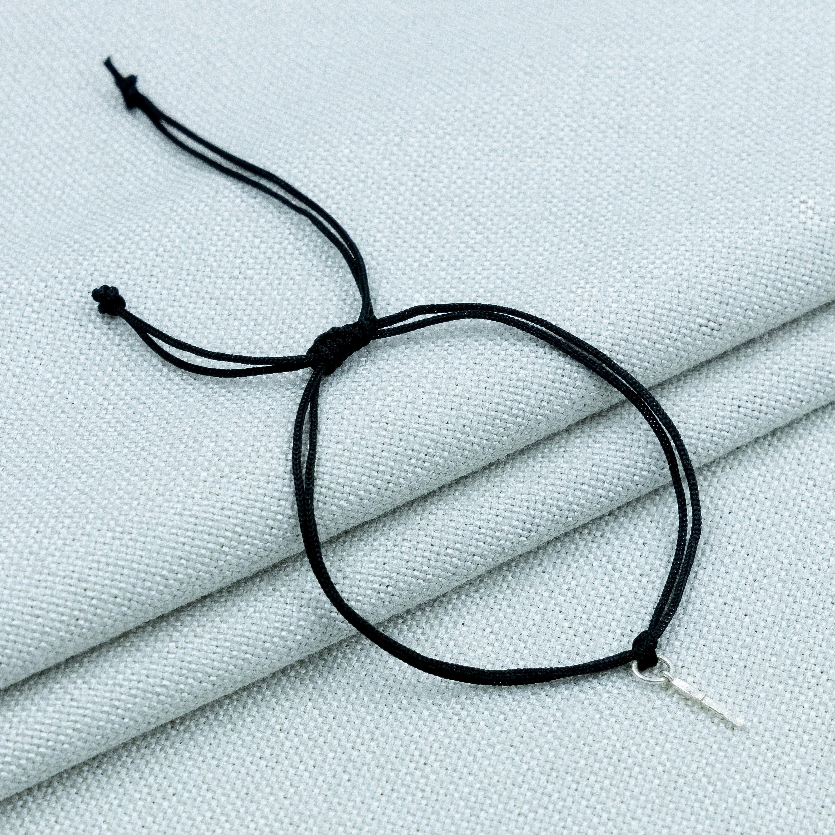 Matching Thread Bracelets with Silver Knife(chaku) Locket Perfect Boy and Girl Combo. - Image 4
