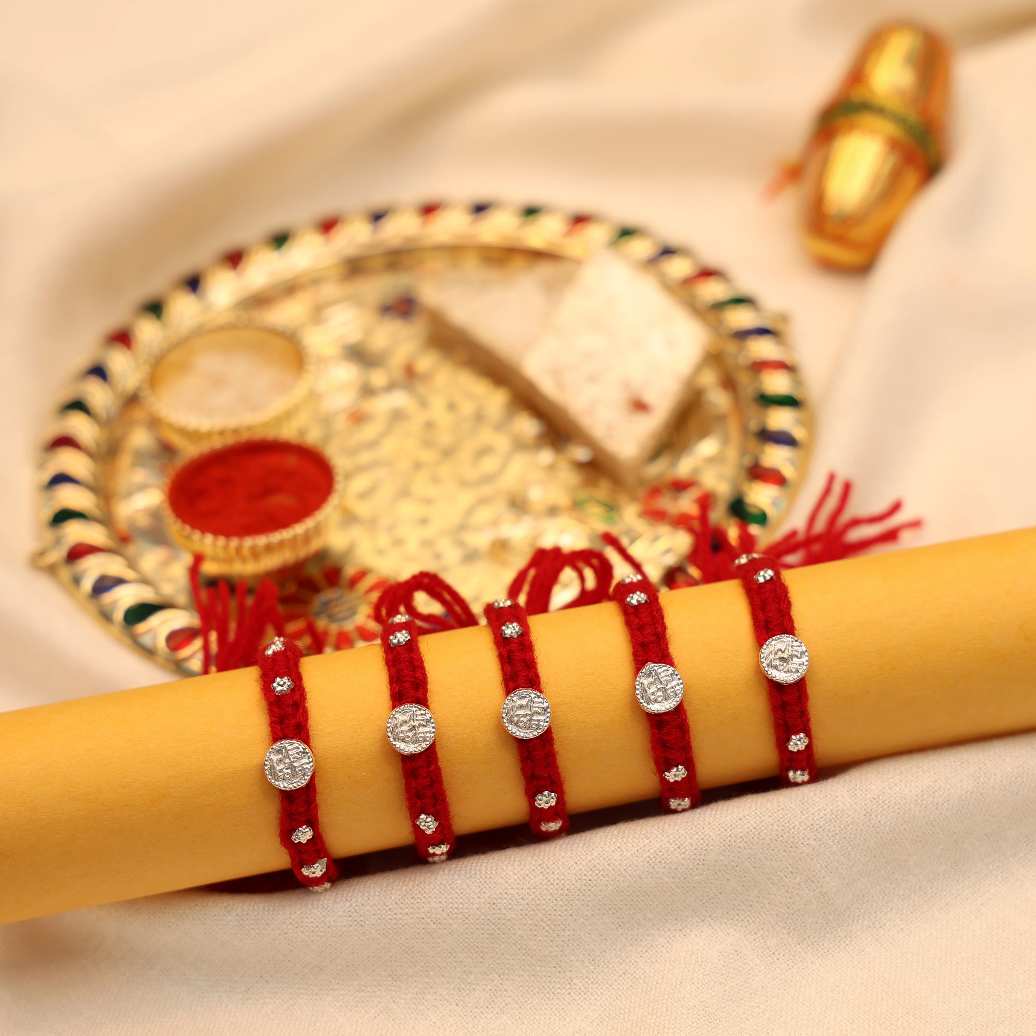Mere Bhaiya Silver Rakhi Blessings - Image 10