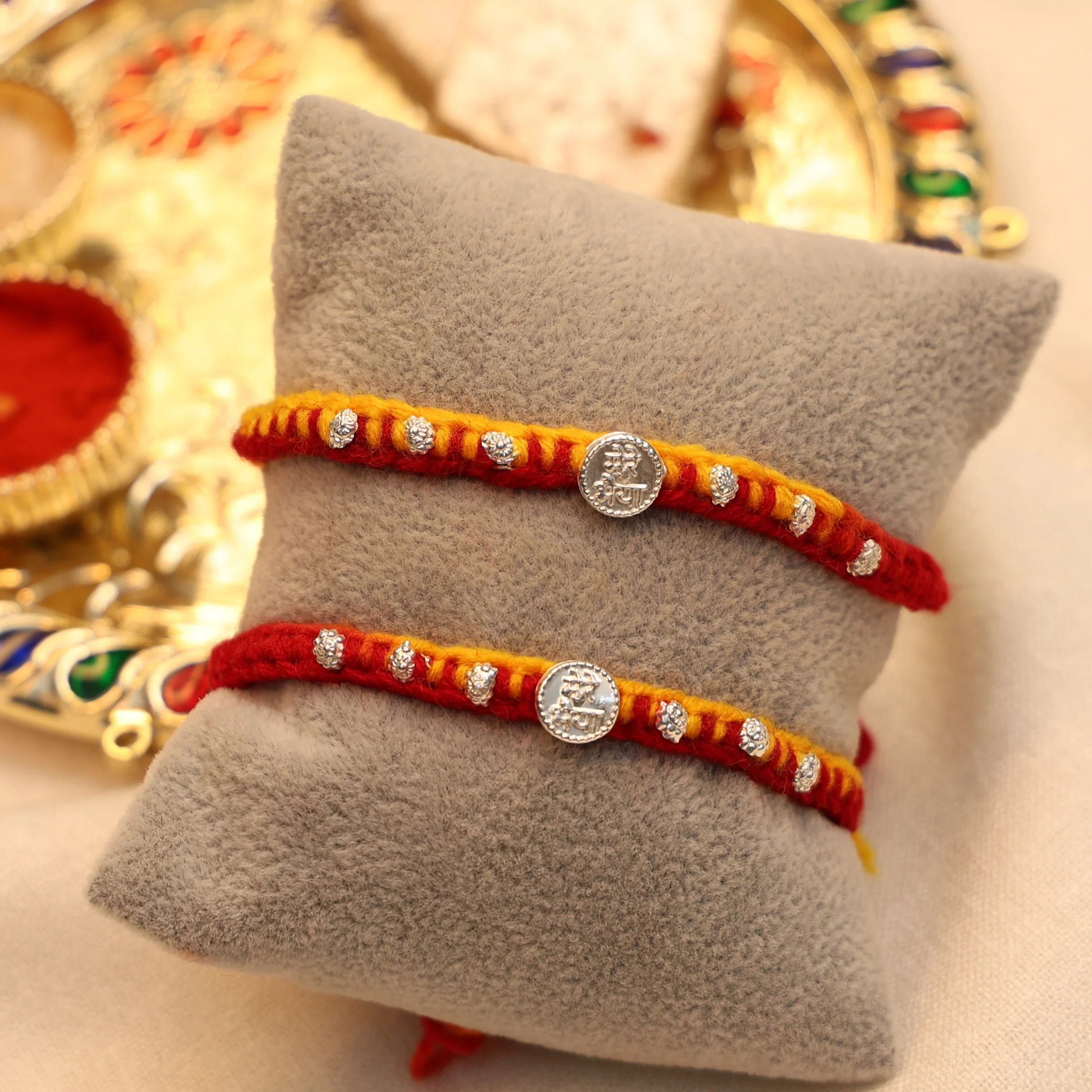 Mere Bhaiya Silver Rakhi Blessings - Image 14