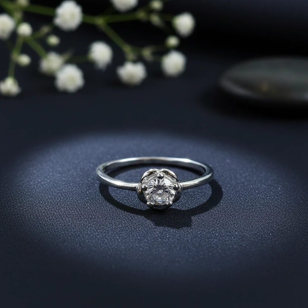 Minimal Daily Wear Silver Ring - Image 3
