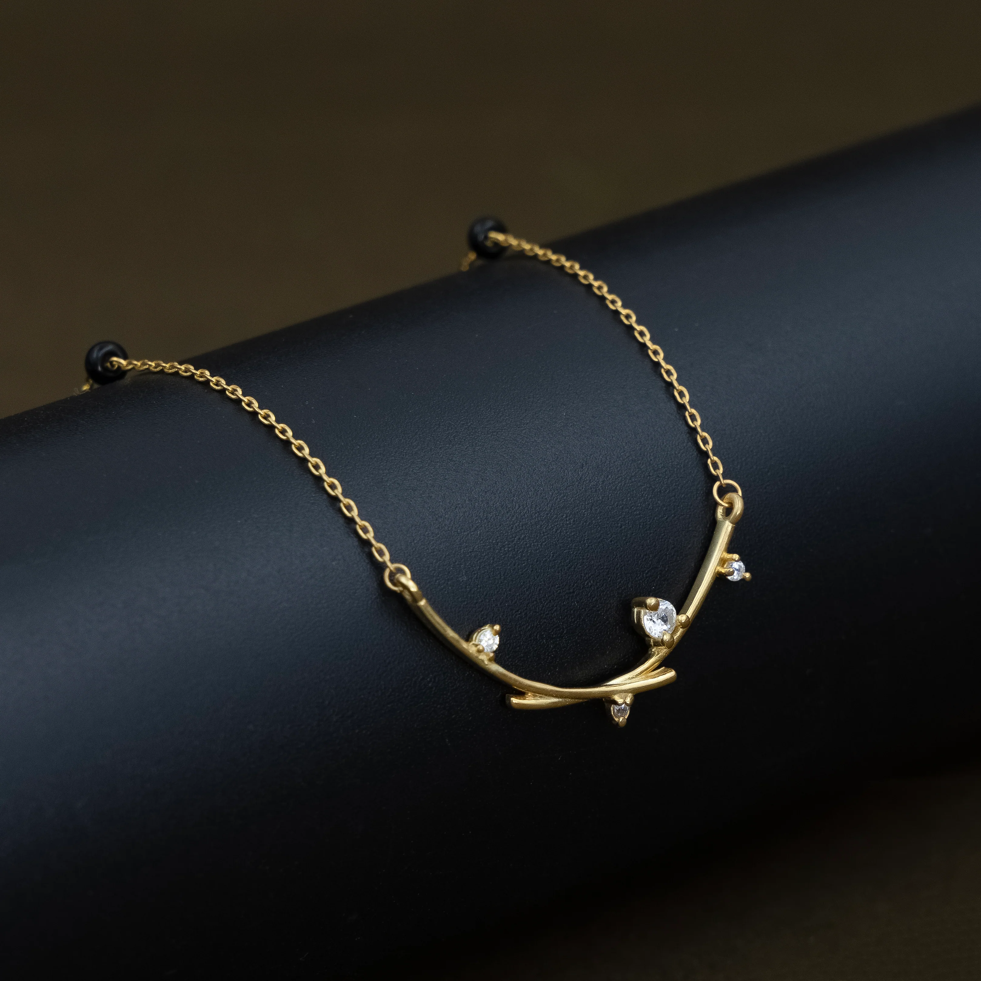 Modern Silver Mangalsutra with Accents - Image 3