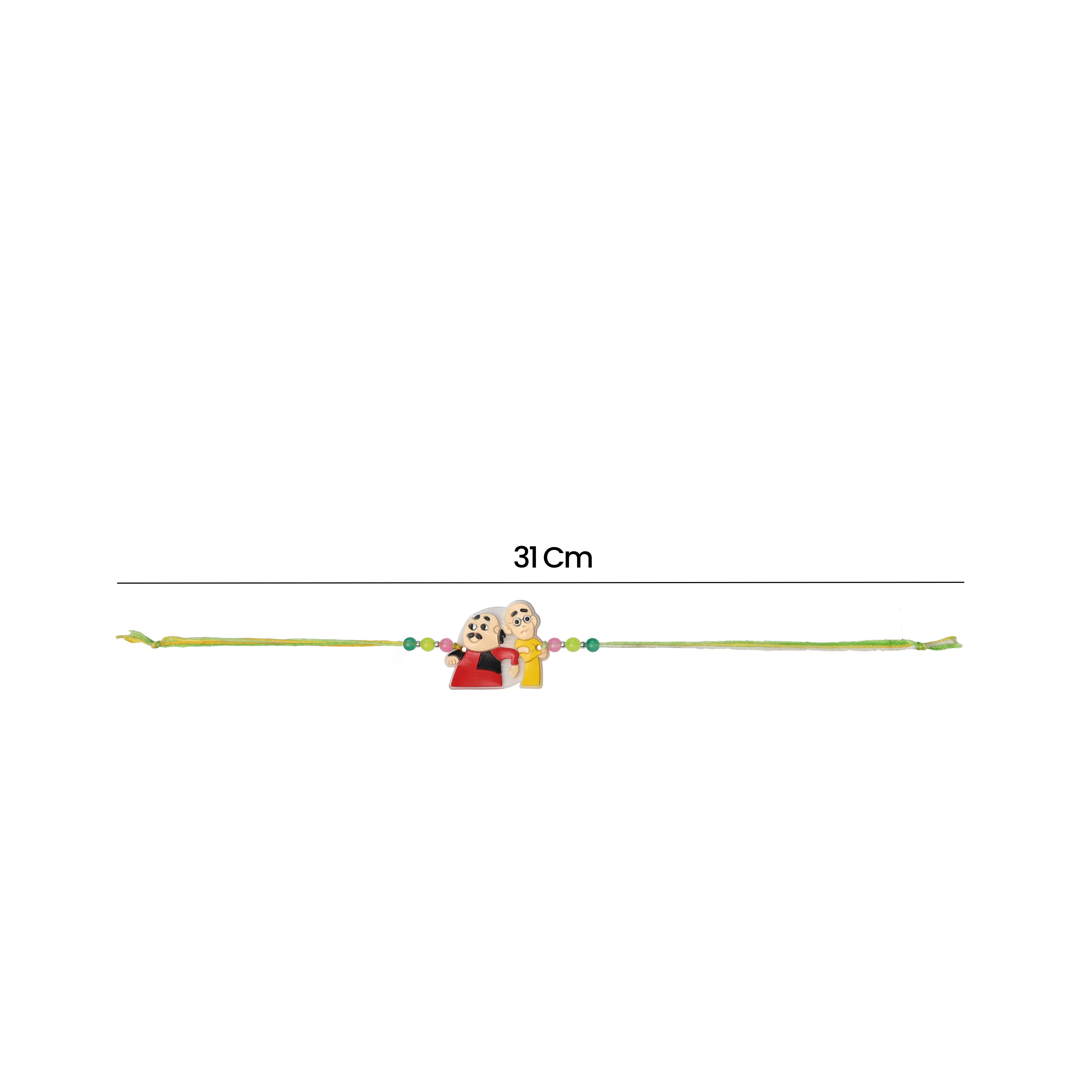 Motu Patlu Charm Silver Rakhi - Image 6