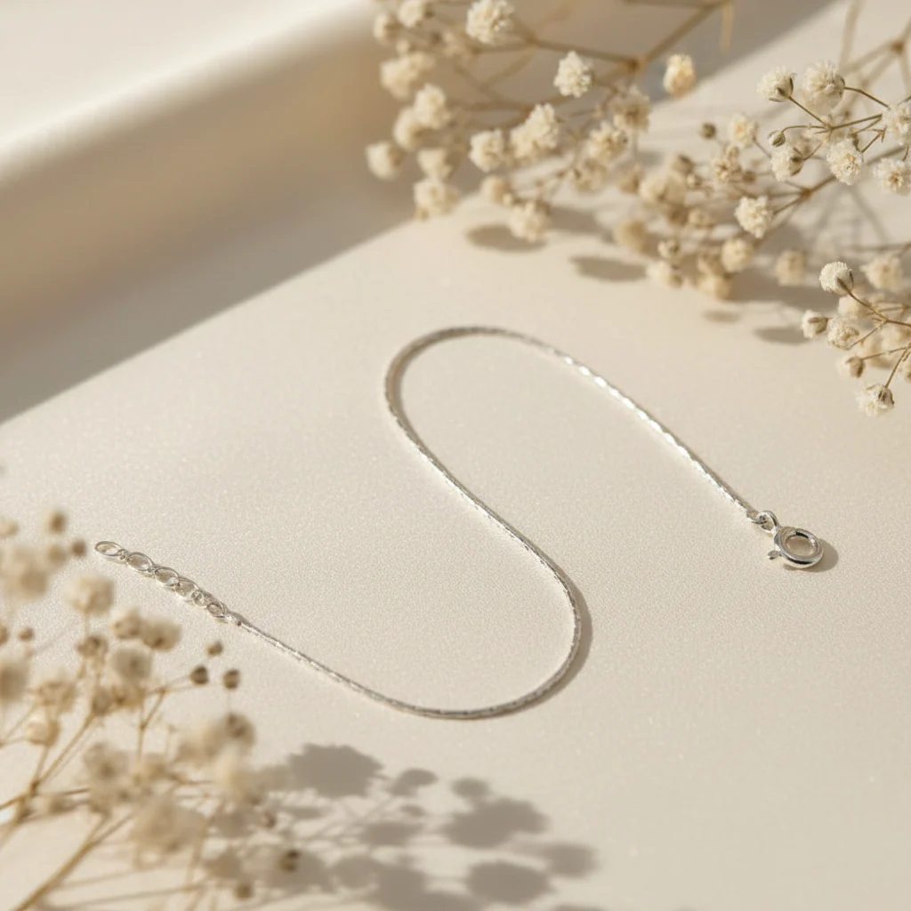 Premium Silver Sleek Chain Bracelet - Image 3