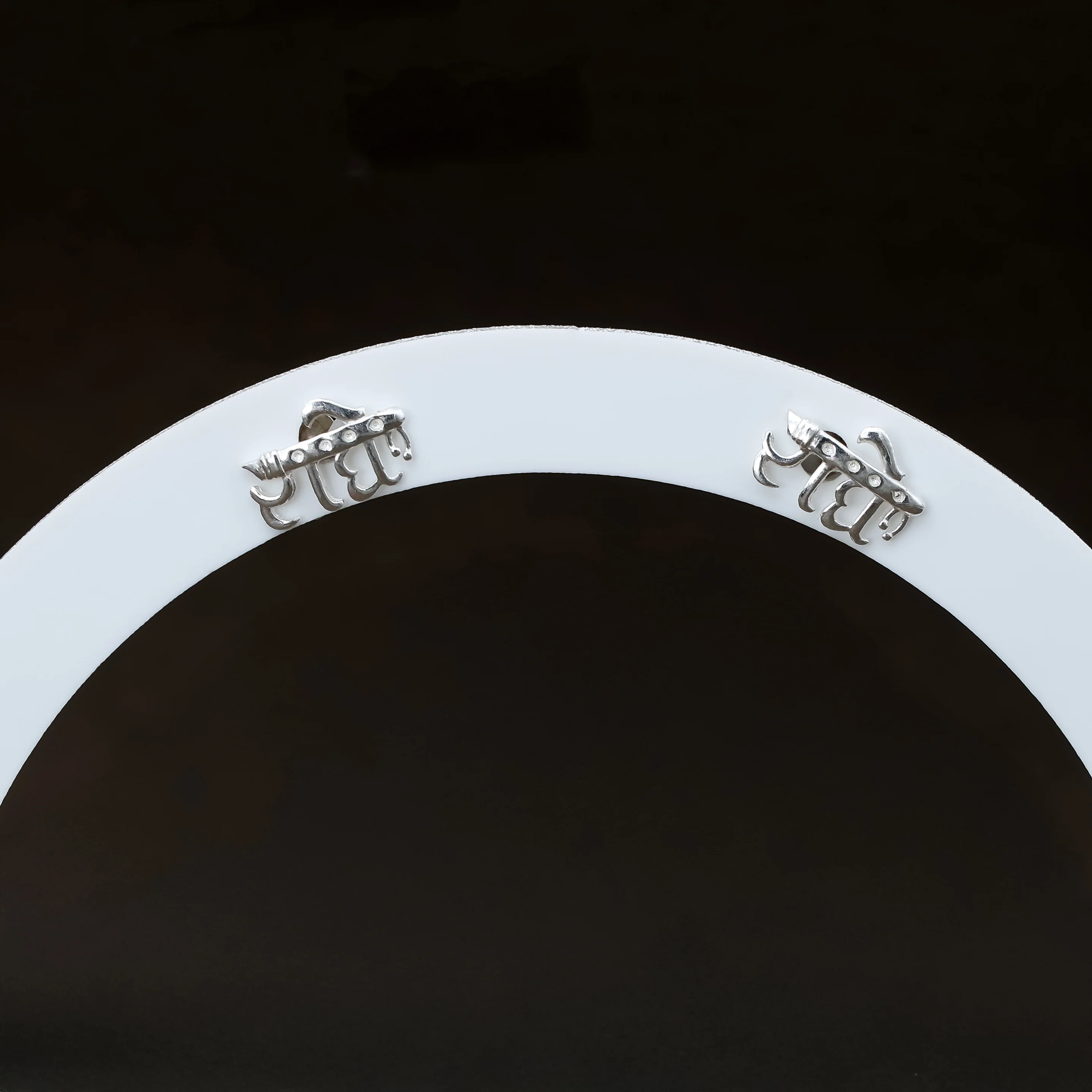 Radha Silver Statement Earrings - Image 5