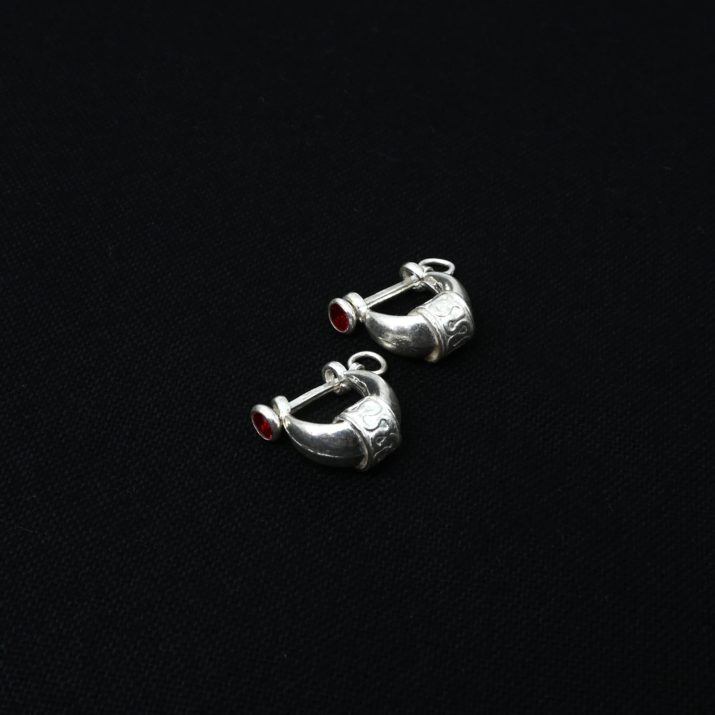 Rajasthani Silver Bali for Men Traditional and Stylish Hoop - Image 5