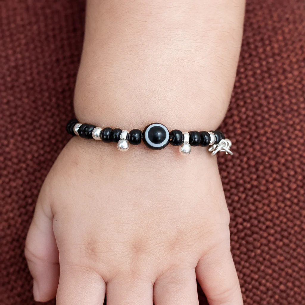 SafeSteps Baby Black Evil Eye Bracelet - Image 2