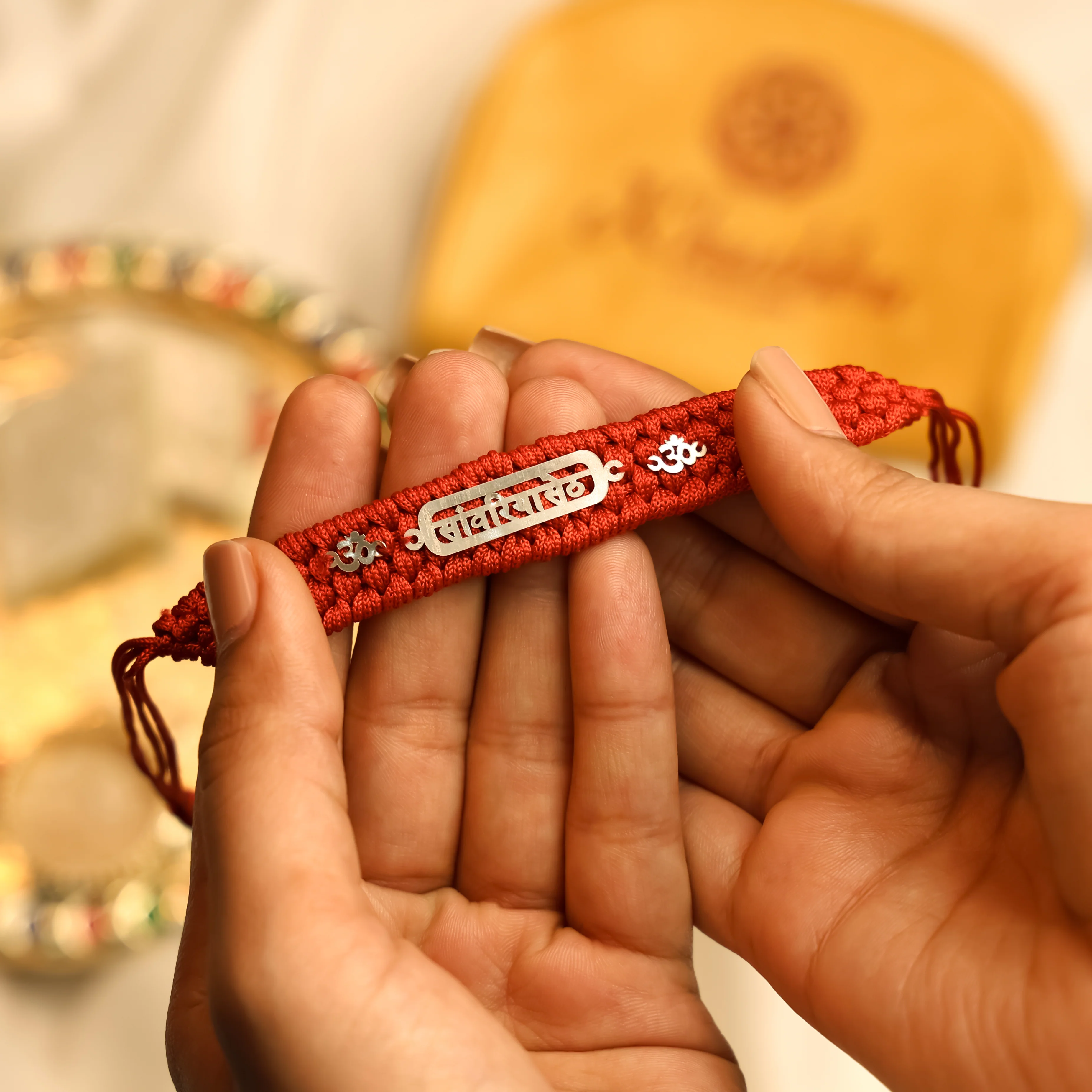 Savariya Seth Silver Rakhi - Image 3