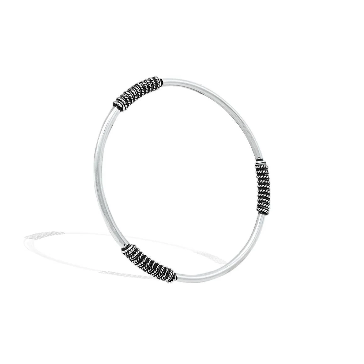 Silver Antique Stunning Design Girls Kada - Image 3