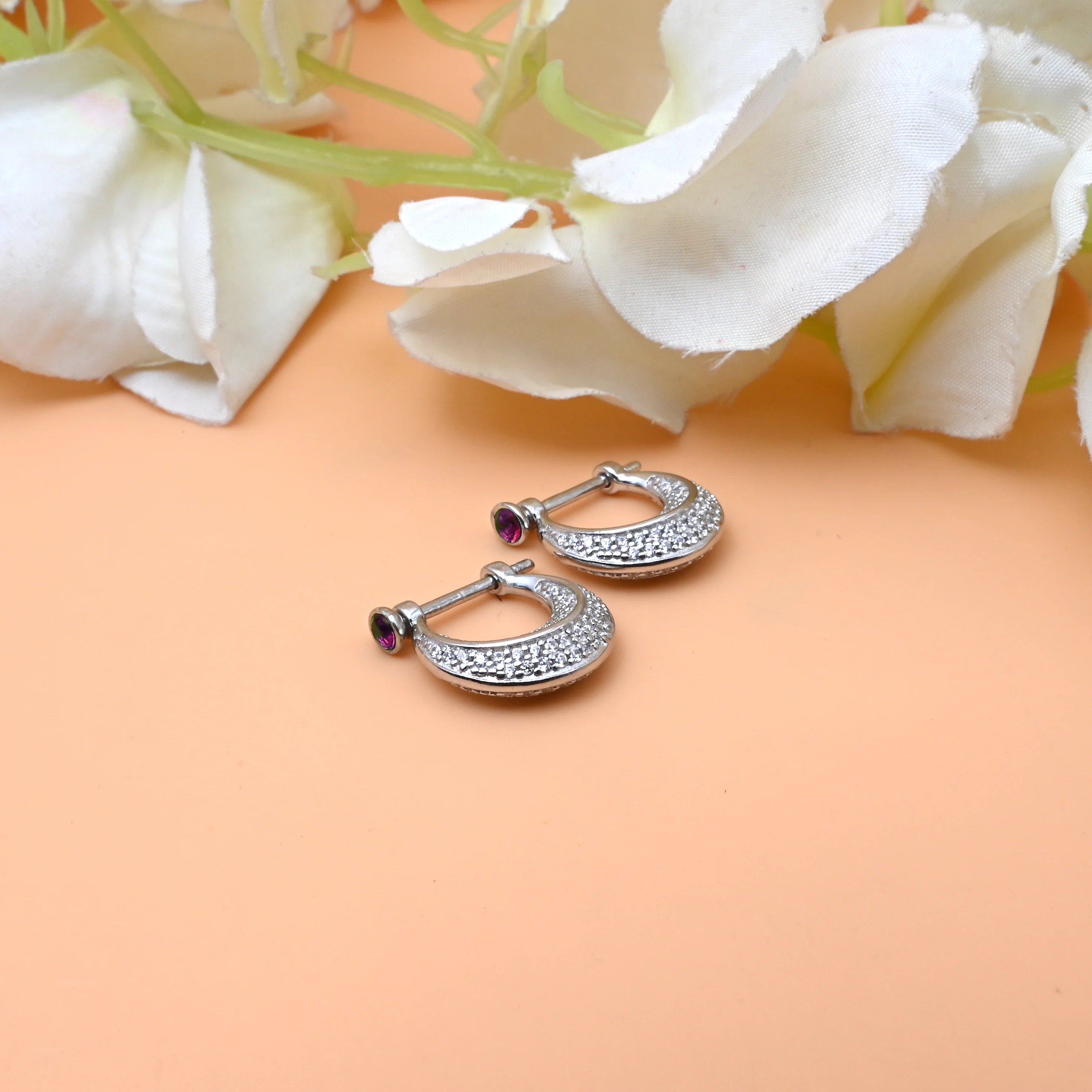 Silver Bali Earrings - Trendy Jewelry for Boys & Men. - Image 11