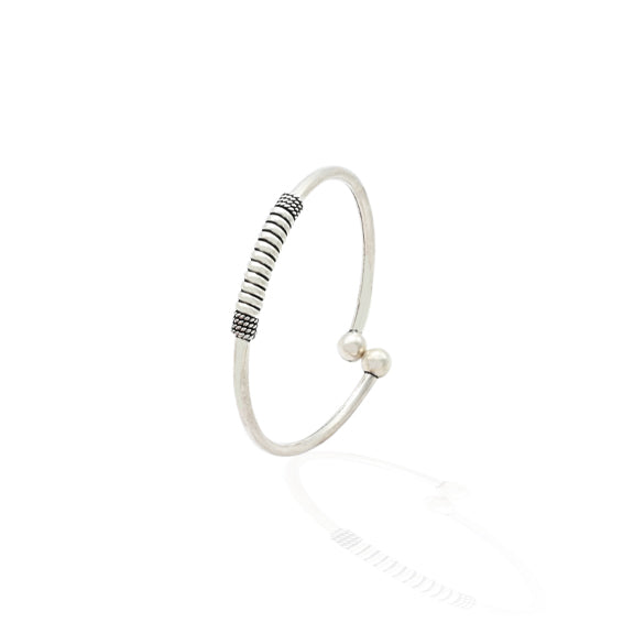 Silver Casual Unique Design Kada - Image 3