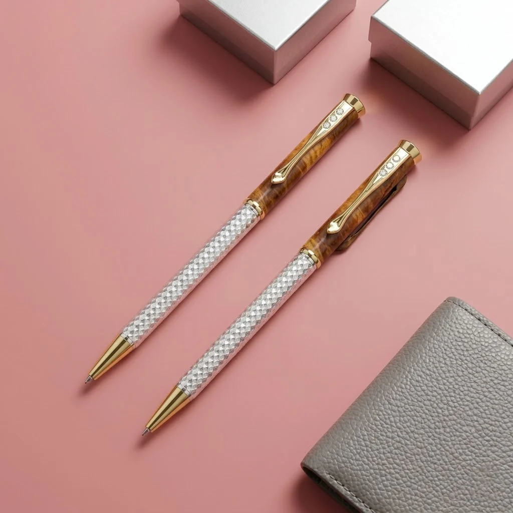 Silver Charm Diamond Pen (2 pcs Combo) - Image 3