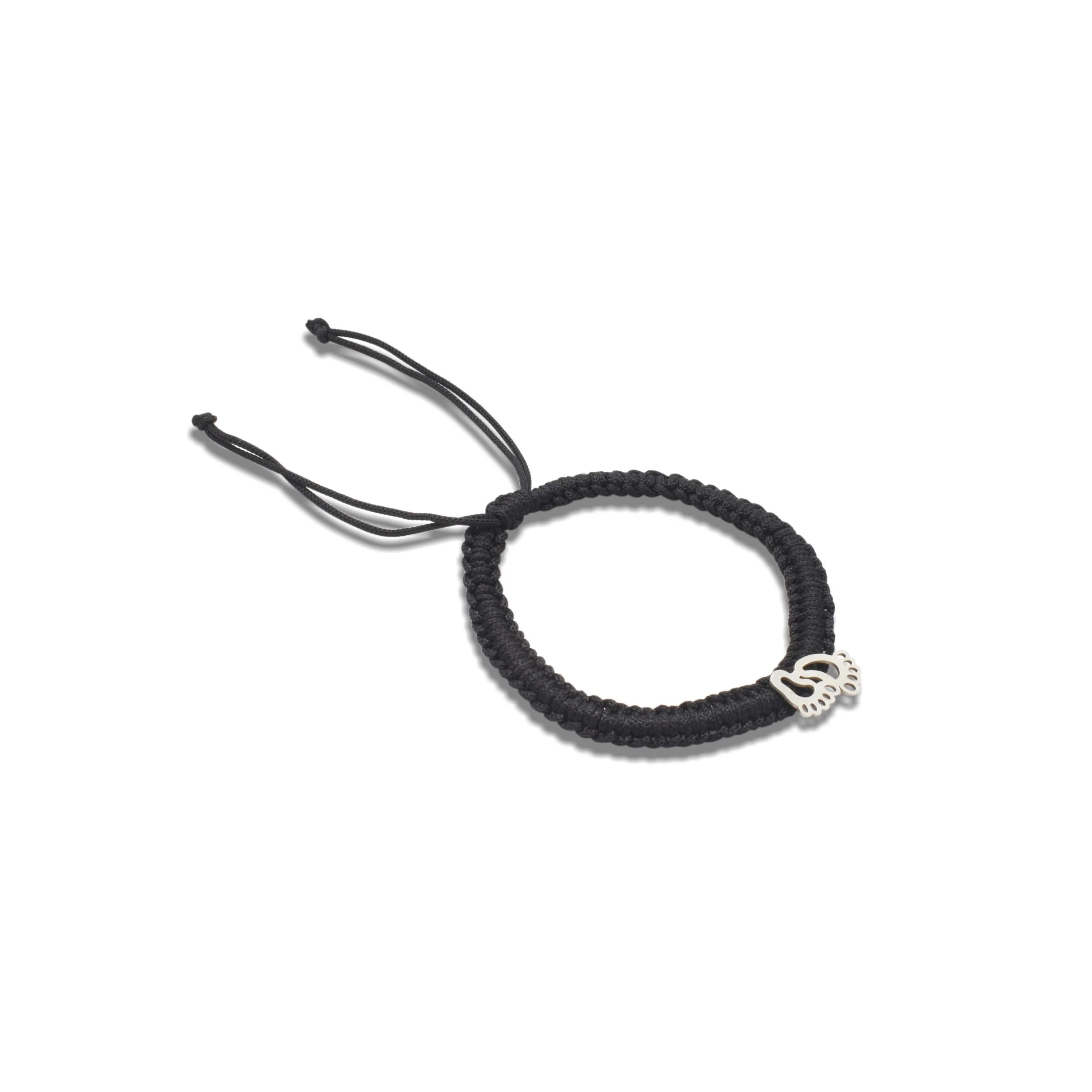 Silver Foot & Hand Pendant Dhaga Bracelets - Image 3
