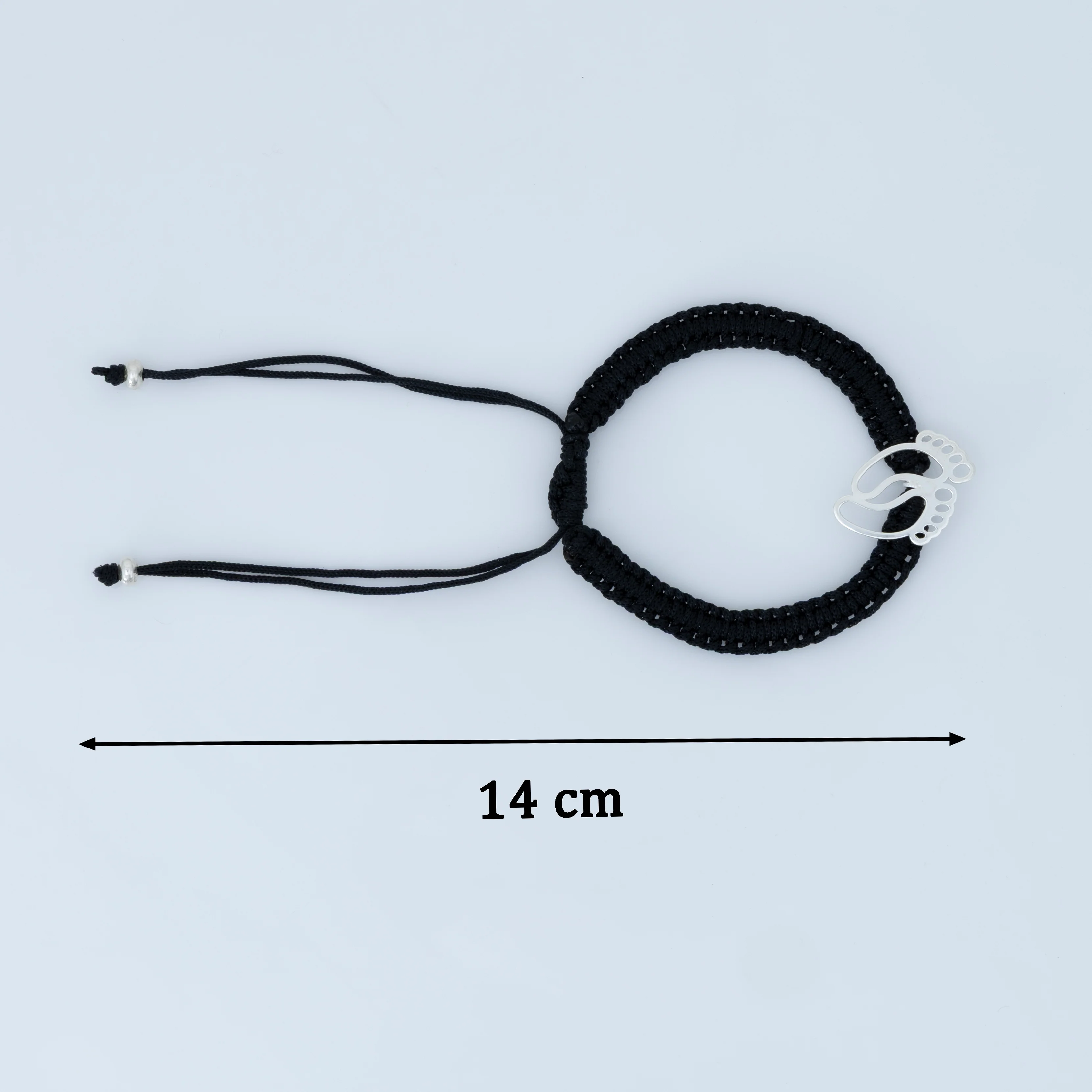 Silver Foot & Hand Pendant Dhaga Bracelets - Image 8