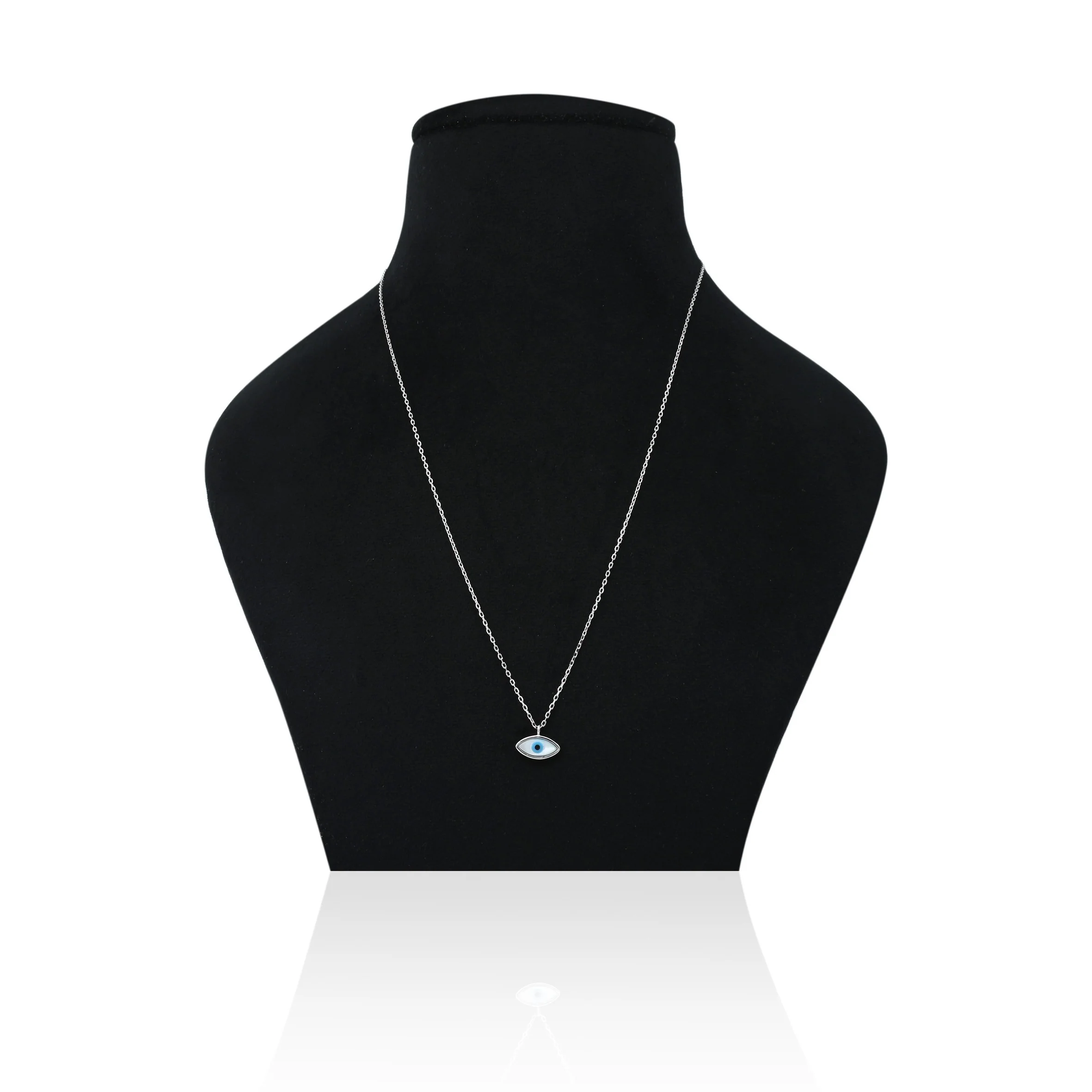 Silver Glorious Evil Eyes Chain With Pendant - Image 4