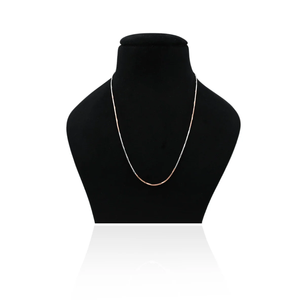 Silver Gold Rose Loop Chain - Image 4