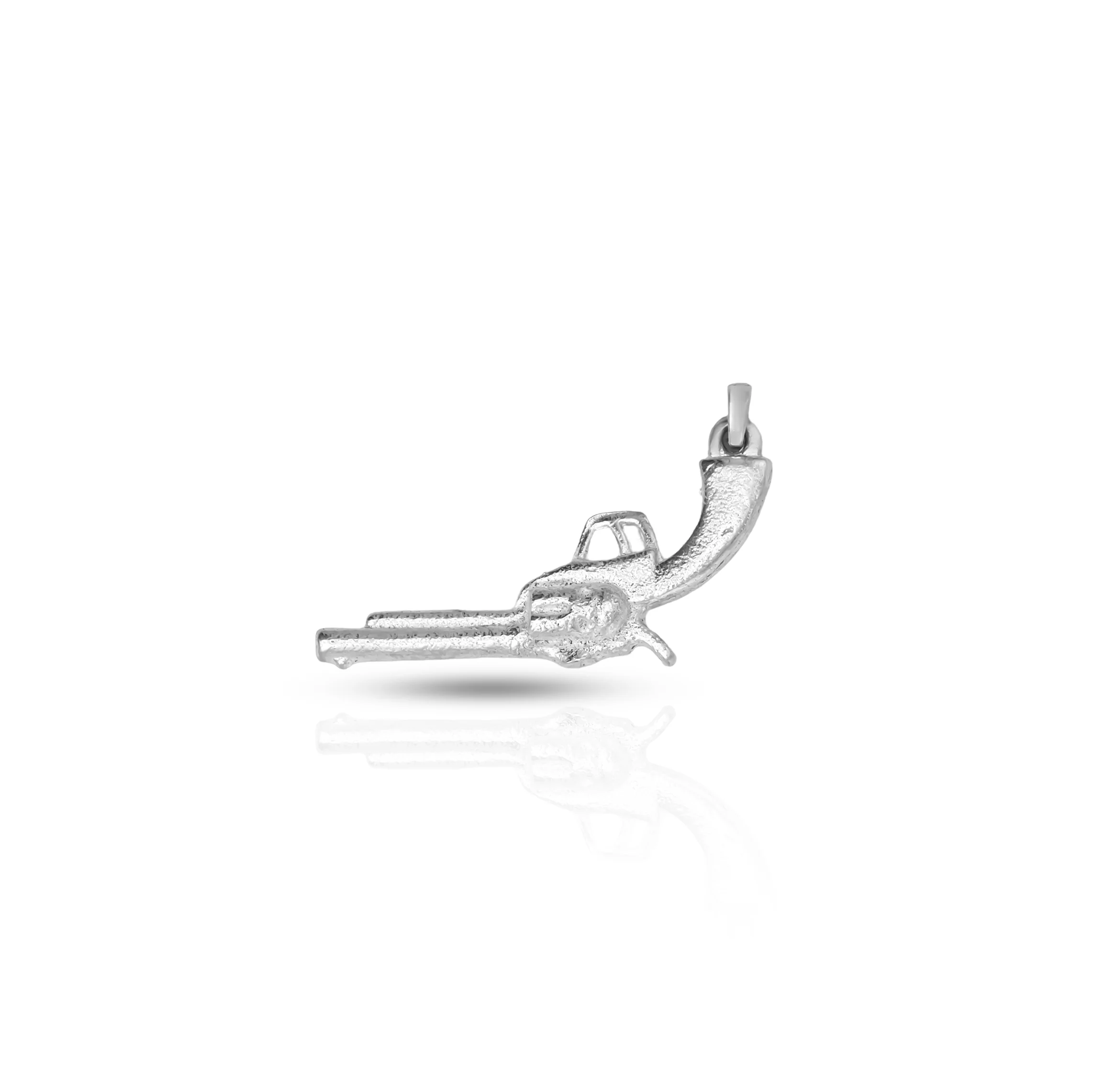 Silver Gun Design Pendant for Boys - Image 3