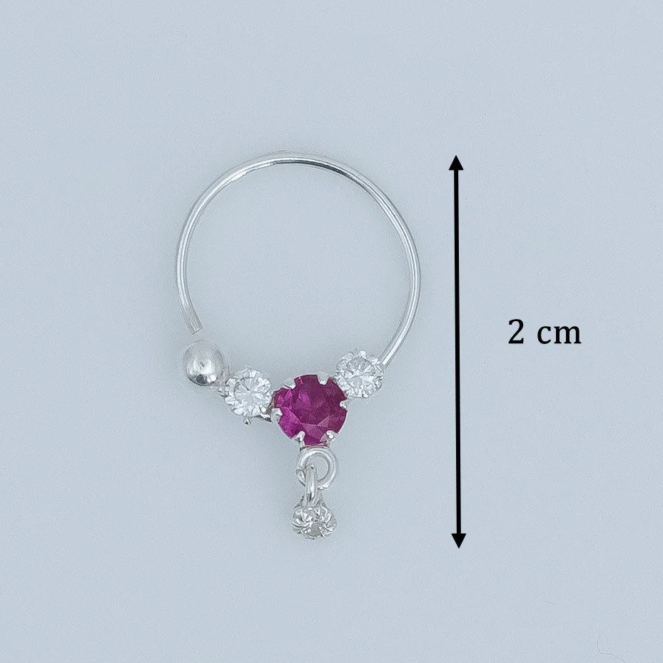 Silver Half-Hoop Earrings for Women - Image 3