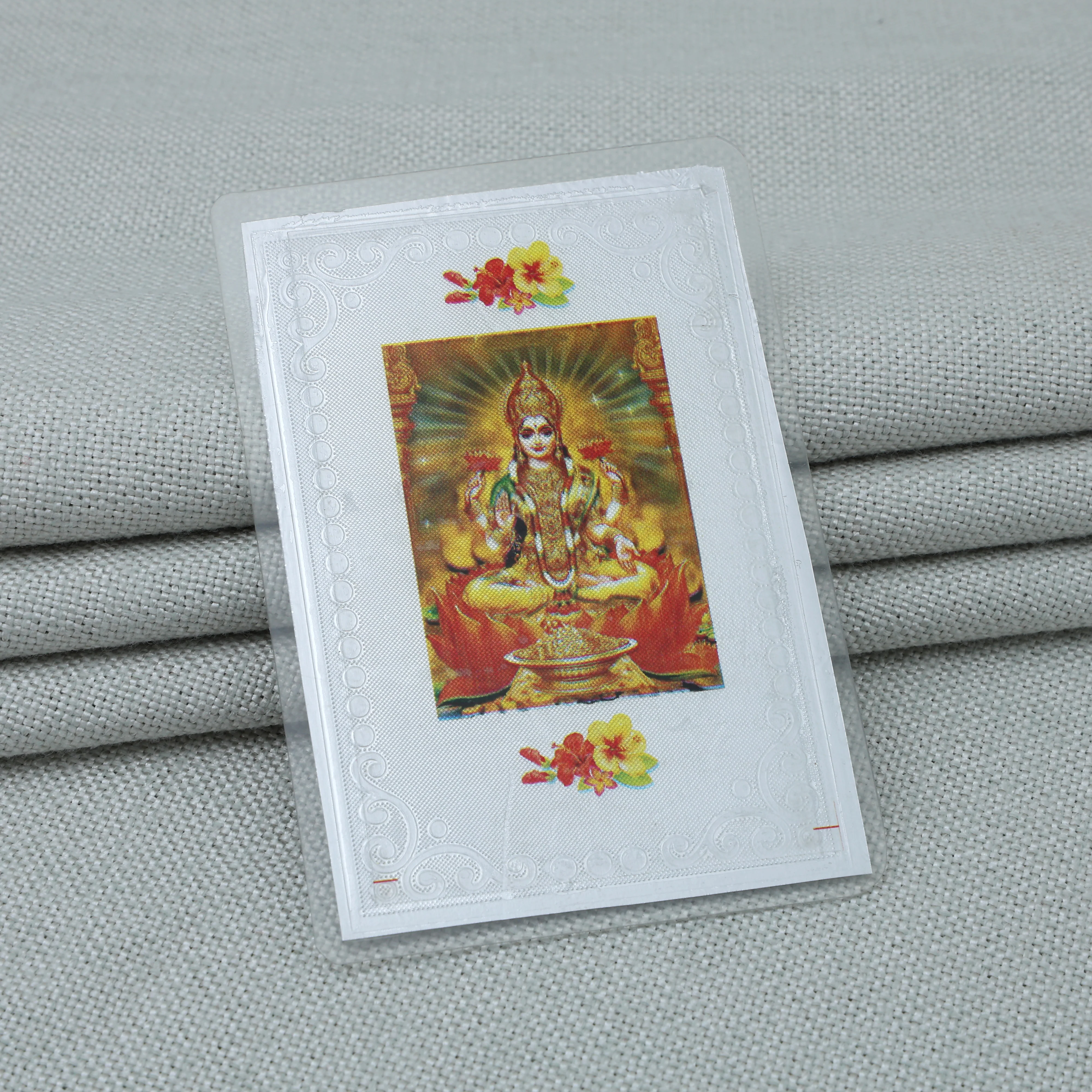 Silver Plated Kanakdhara Yantra for Attract Wealth, Prosperity & Abundance - Image 2
