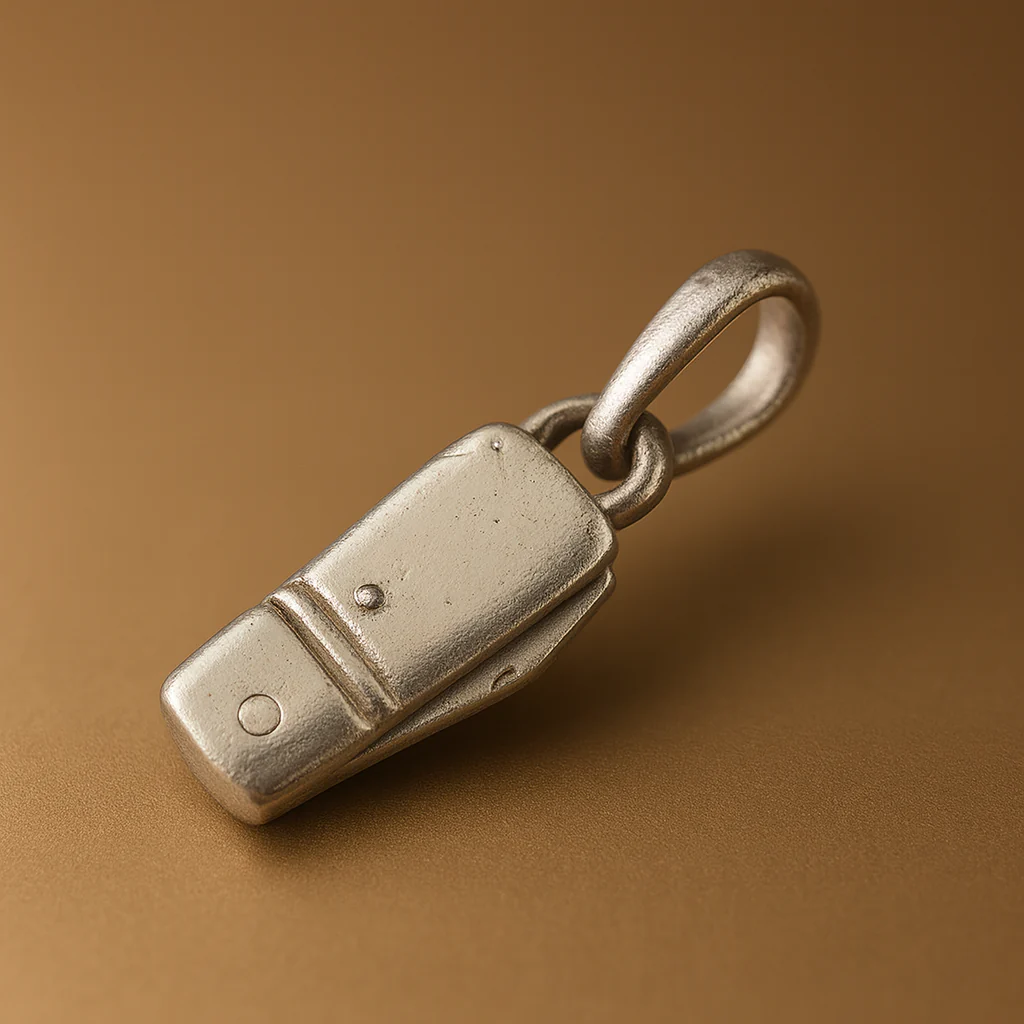 Silver Knife(chaku) Design Pendant - Image 5