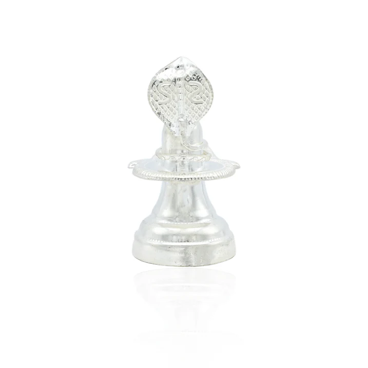 Silver Lord Shiva Lingam - Image 3