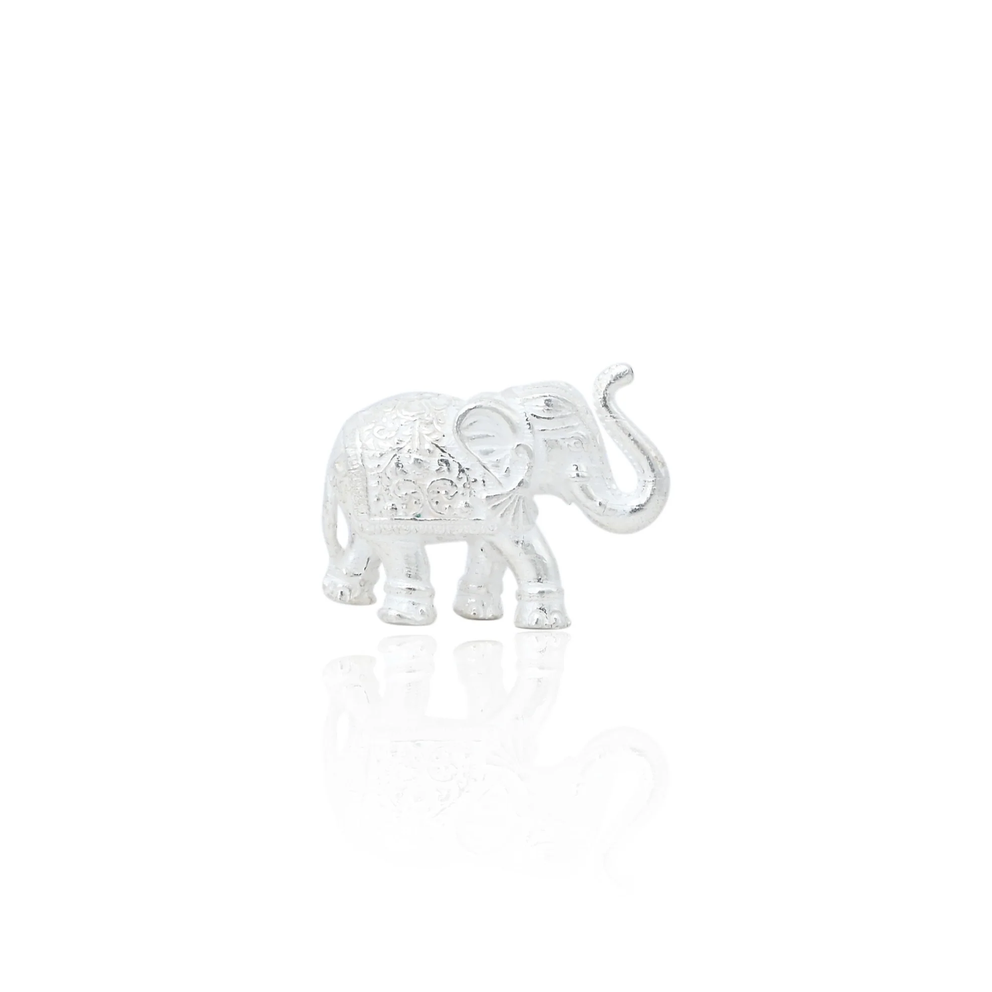 Silver "Powerful Elephant" Murti - Image 4