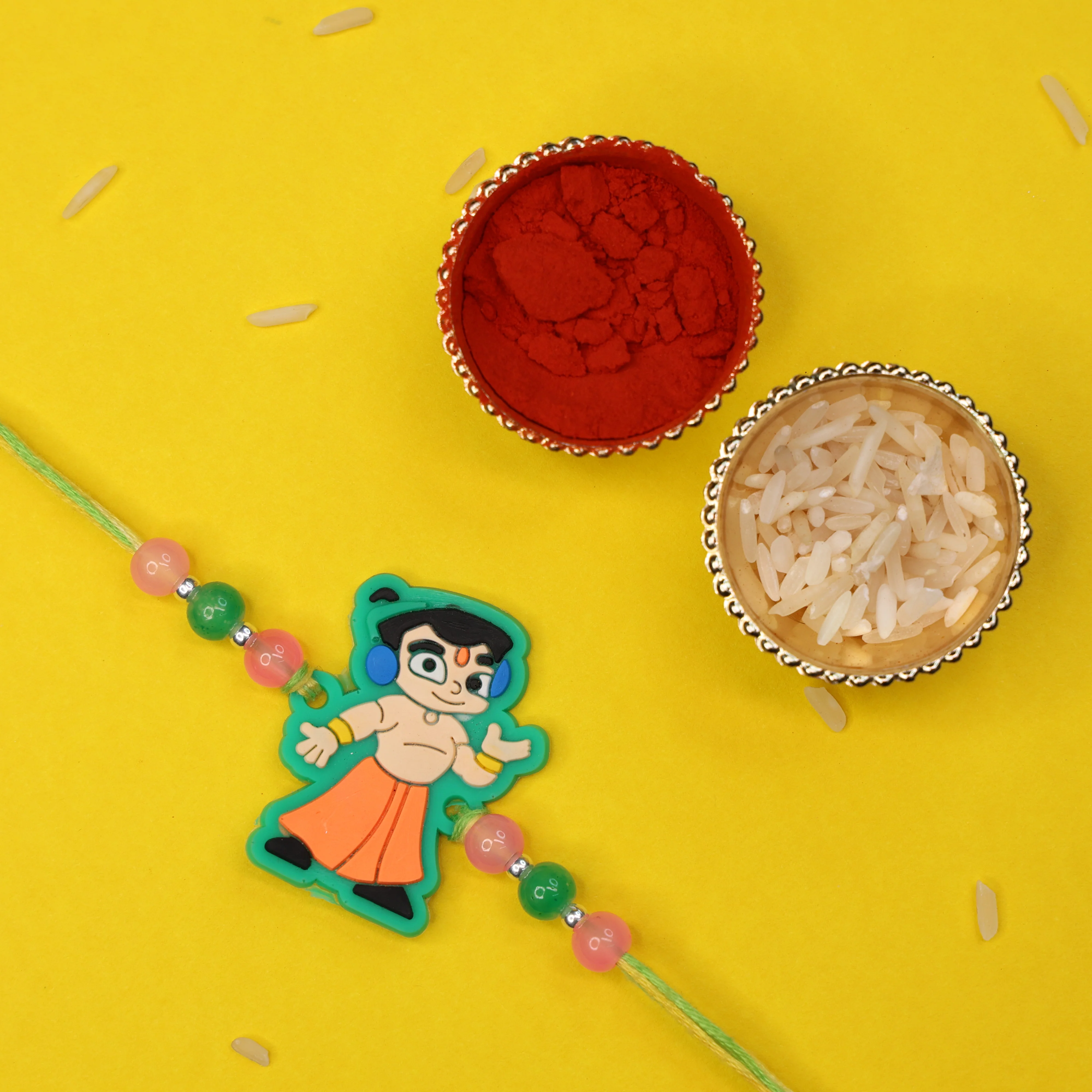 Silver Rakhi Chhota Bheem Kids - Image 3