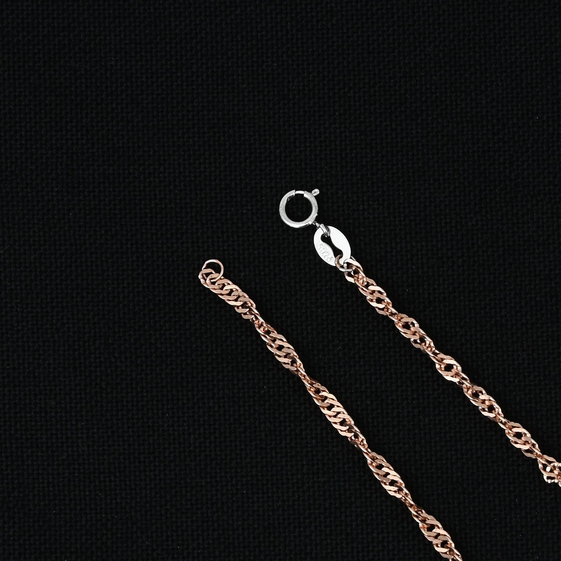 Silver Rose Gold Fashionable Girls Chain - Image 3