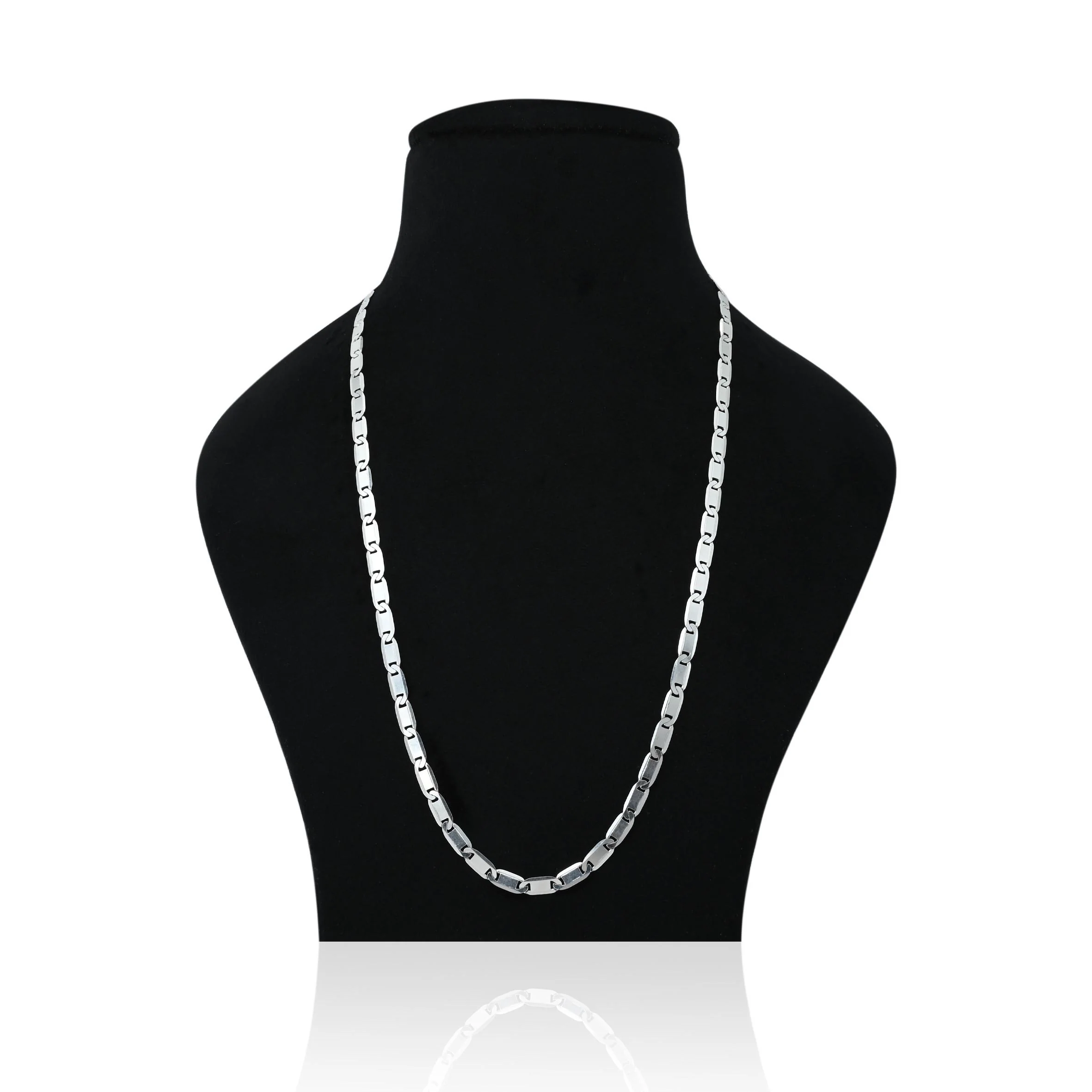 Silver Shiny Casual Boys Chain - Image 4