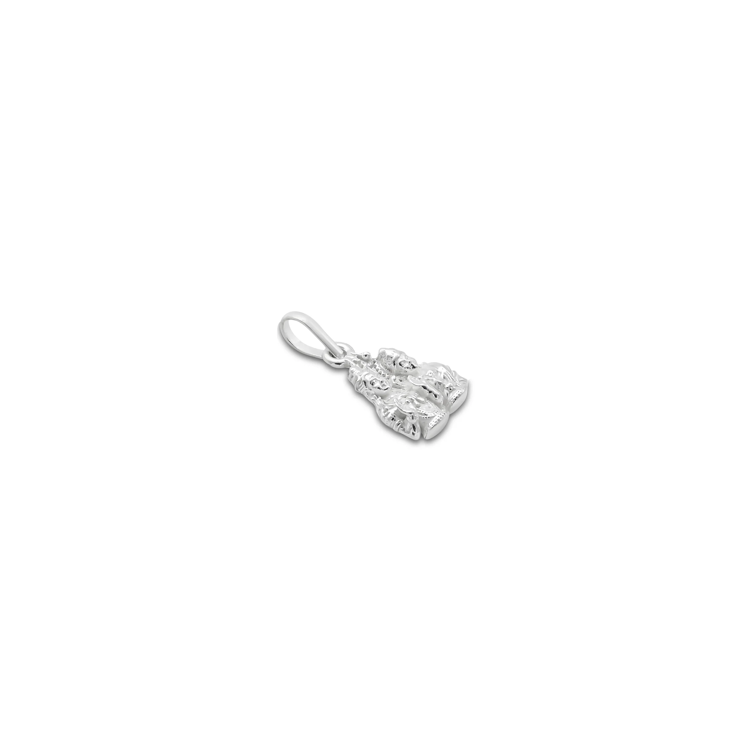 Silver Shiv Ji with Parvati Mata Pendant - Image 4