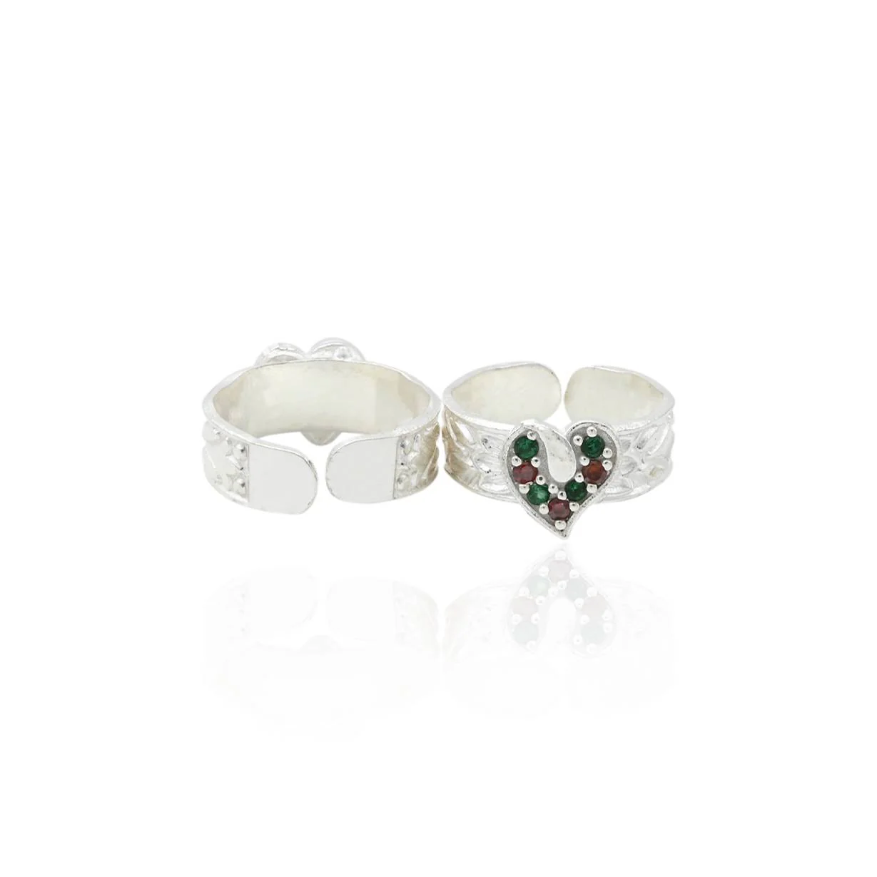 Silver Souls Heat Beat Toe Rings - Image 3