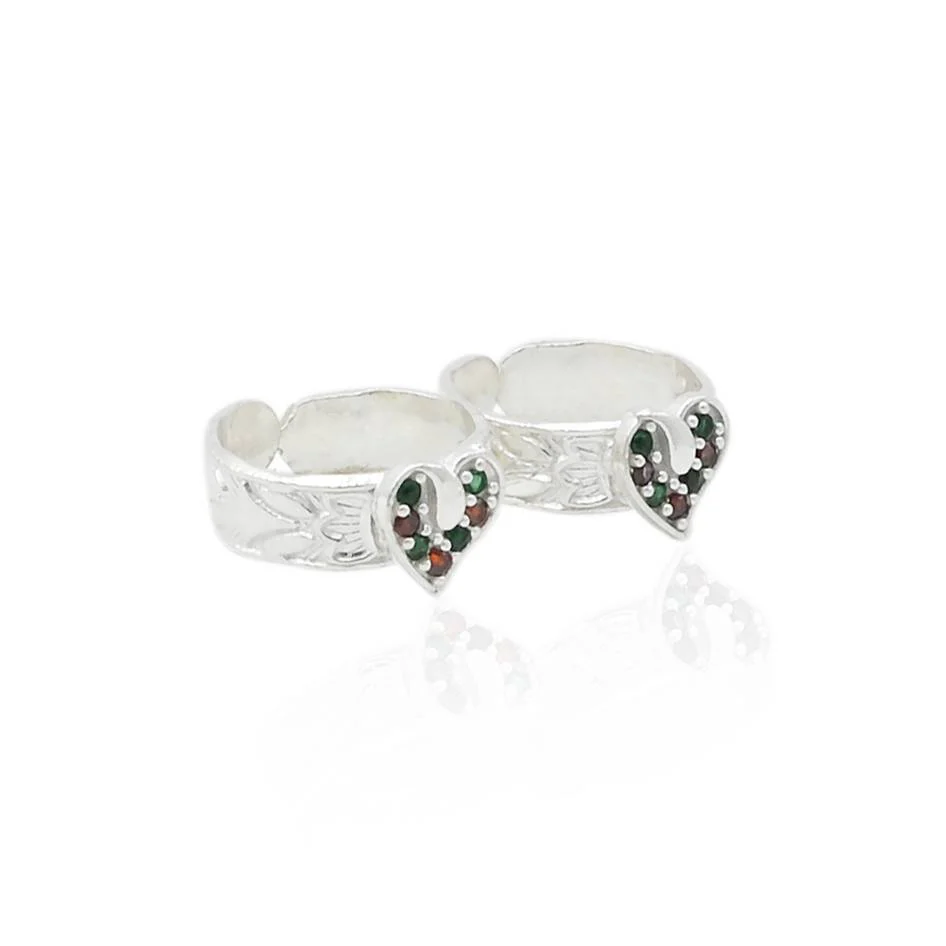 Silver Souls Heat Beat Toe Rings - Image 4