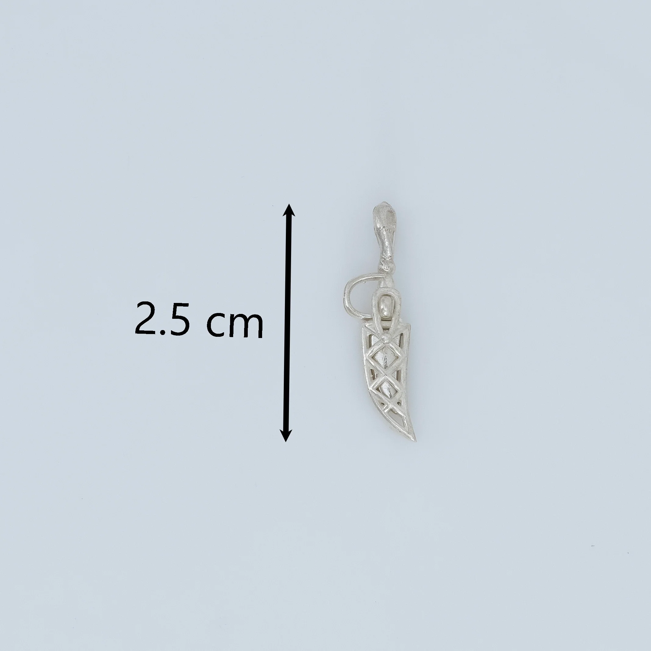 Silver Sword( talwar, chaku ) With Sheath Pendant - Image 8