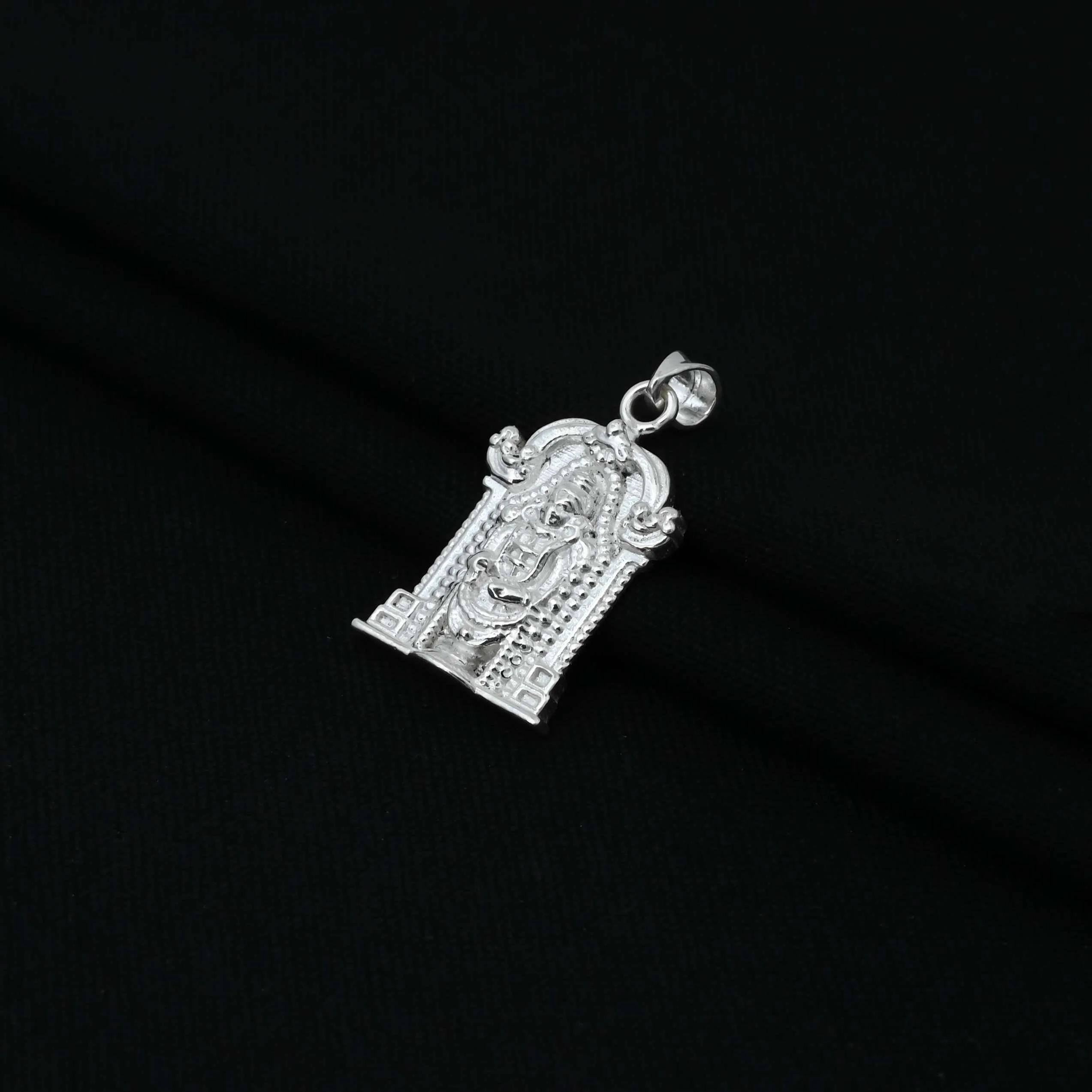 silver Tirupati Balaji Pendant - Image 4