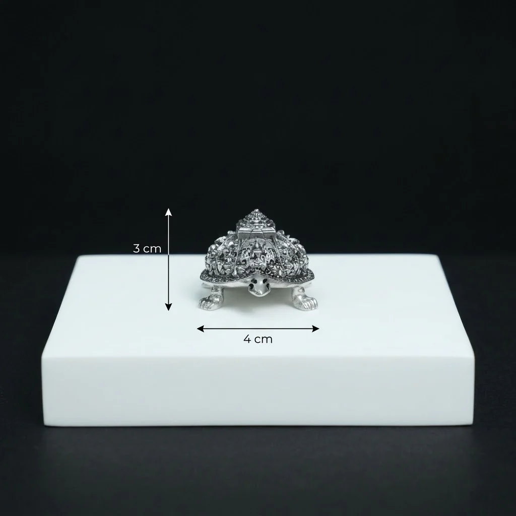 Silver Turtle Very Lucky In Vastu, Attract Wealth - Image 3