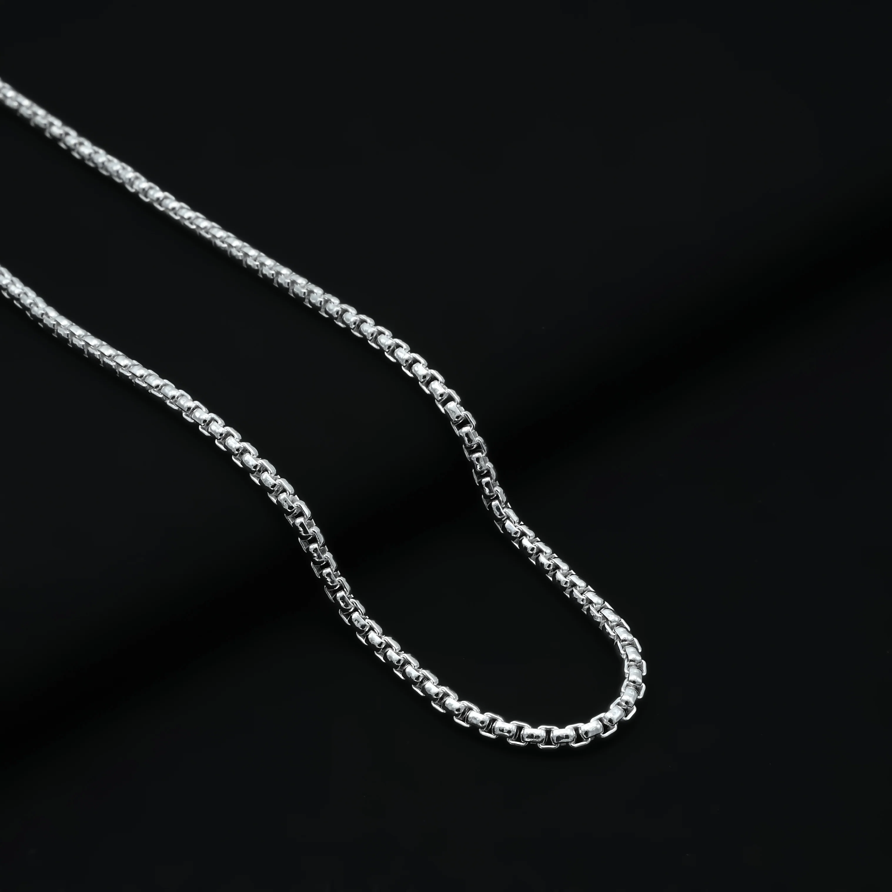 Silver Vintage Stylish Rolo Chain for Him - Image 3