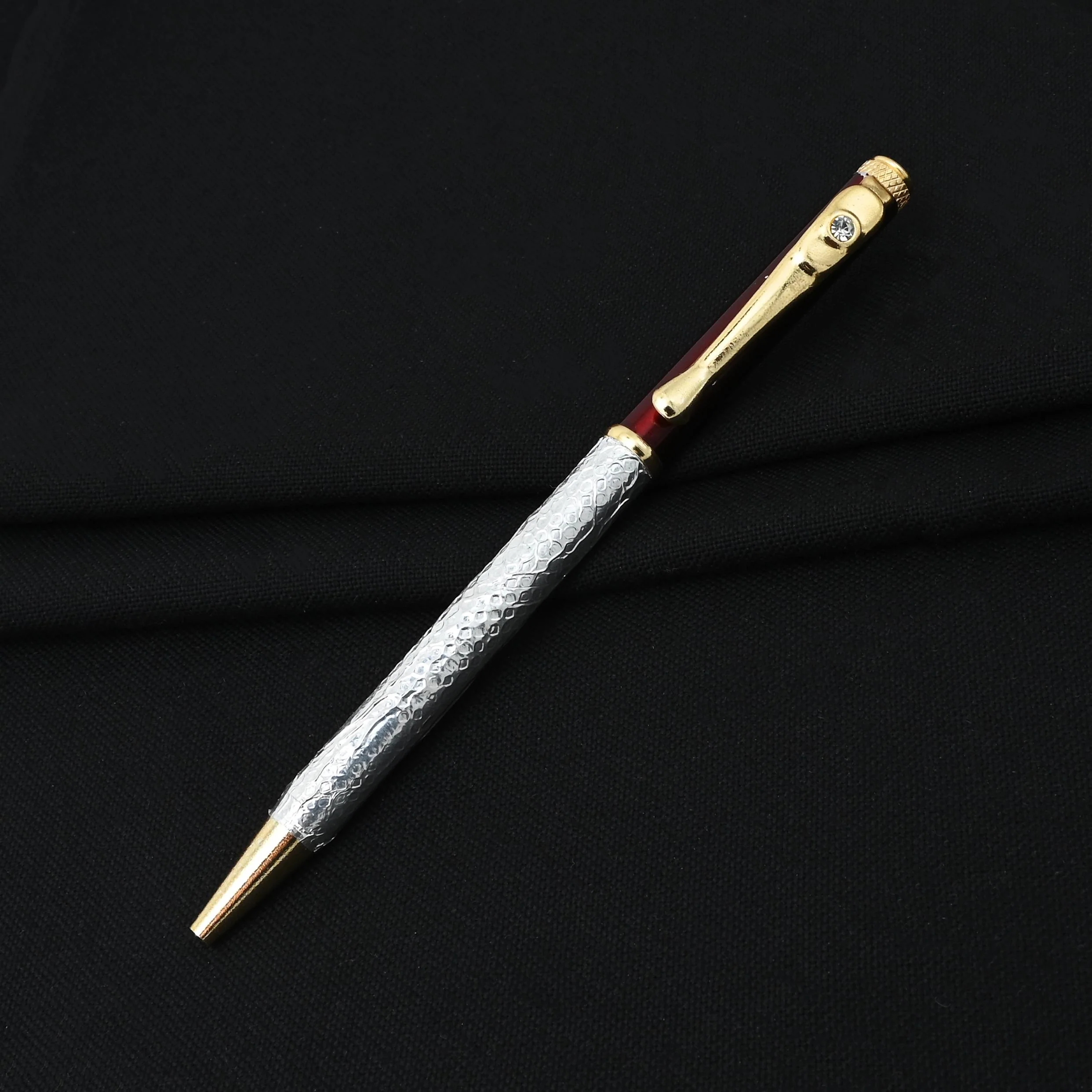 Silver White Gem Stone Pen (2 pcs Combo) - Image 8