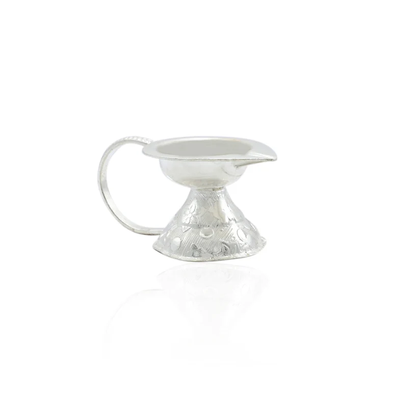 Silver Worship Aarti Puja Item - Image 3