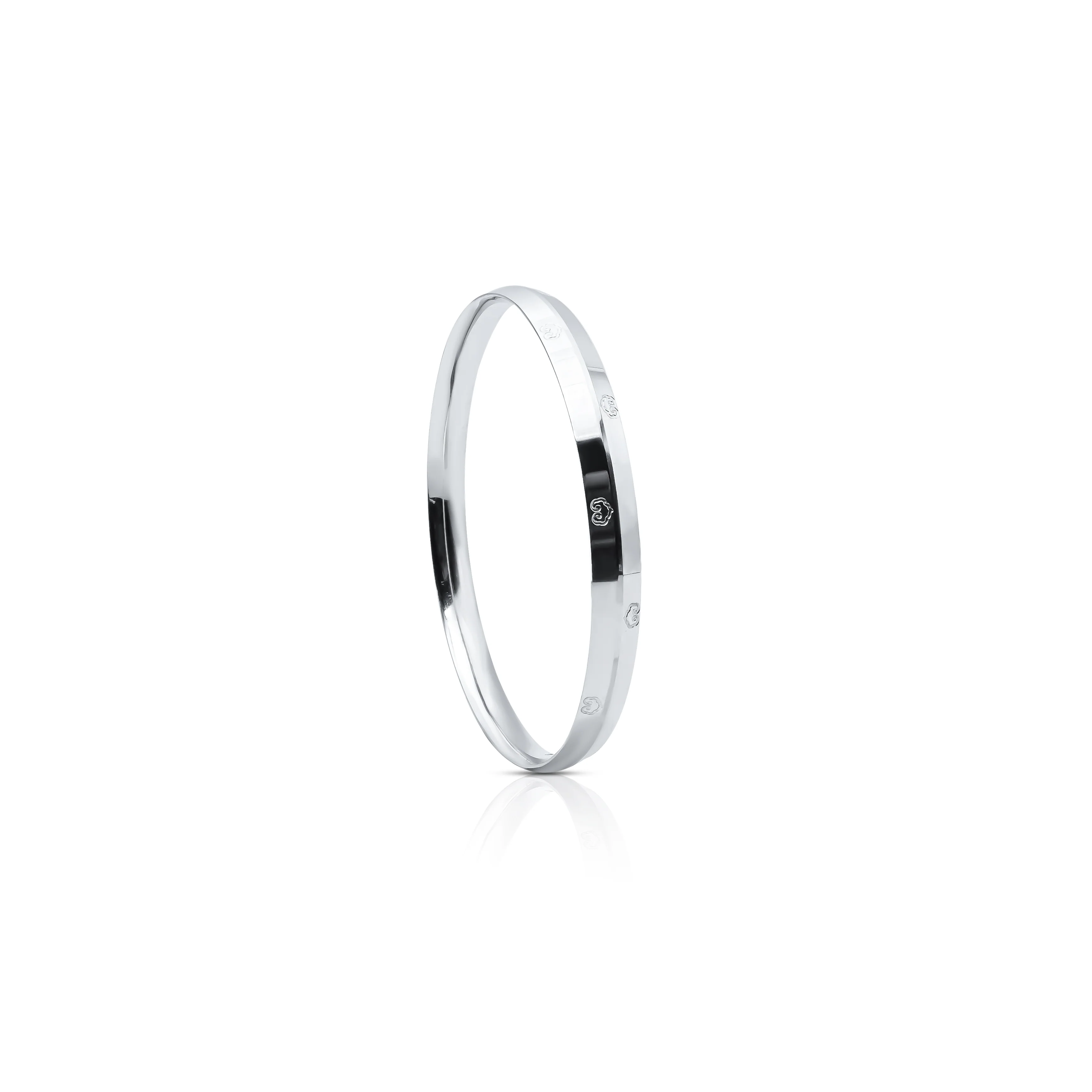 Sleek Silver Kada for Boys with a Masculine Touch - Image 3