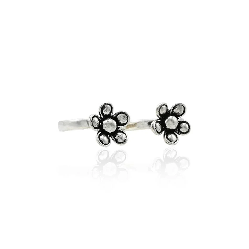 Sterling Silver "Grace of Lily" Toe Rings - Image 4
