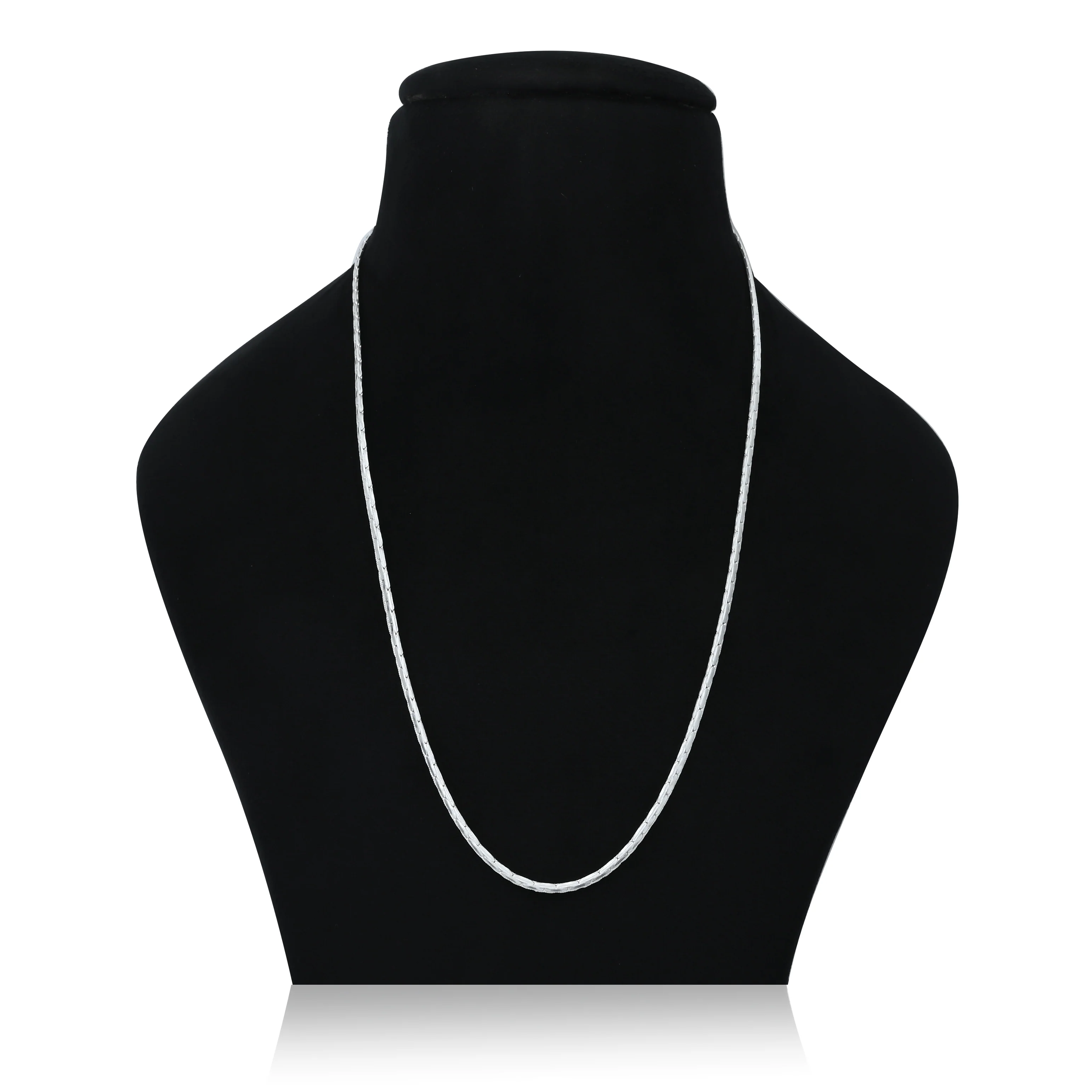 Sterling SIlver Simple Design Chain Pendant For Men's - Image 4