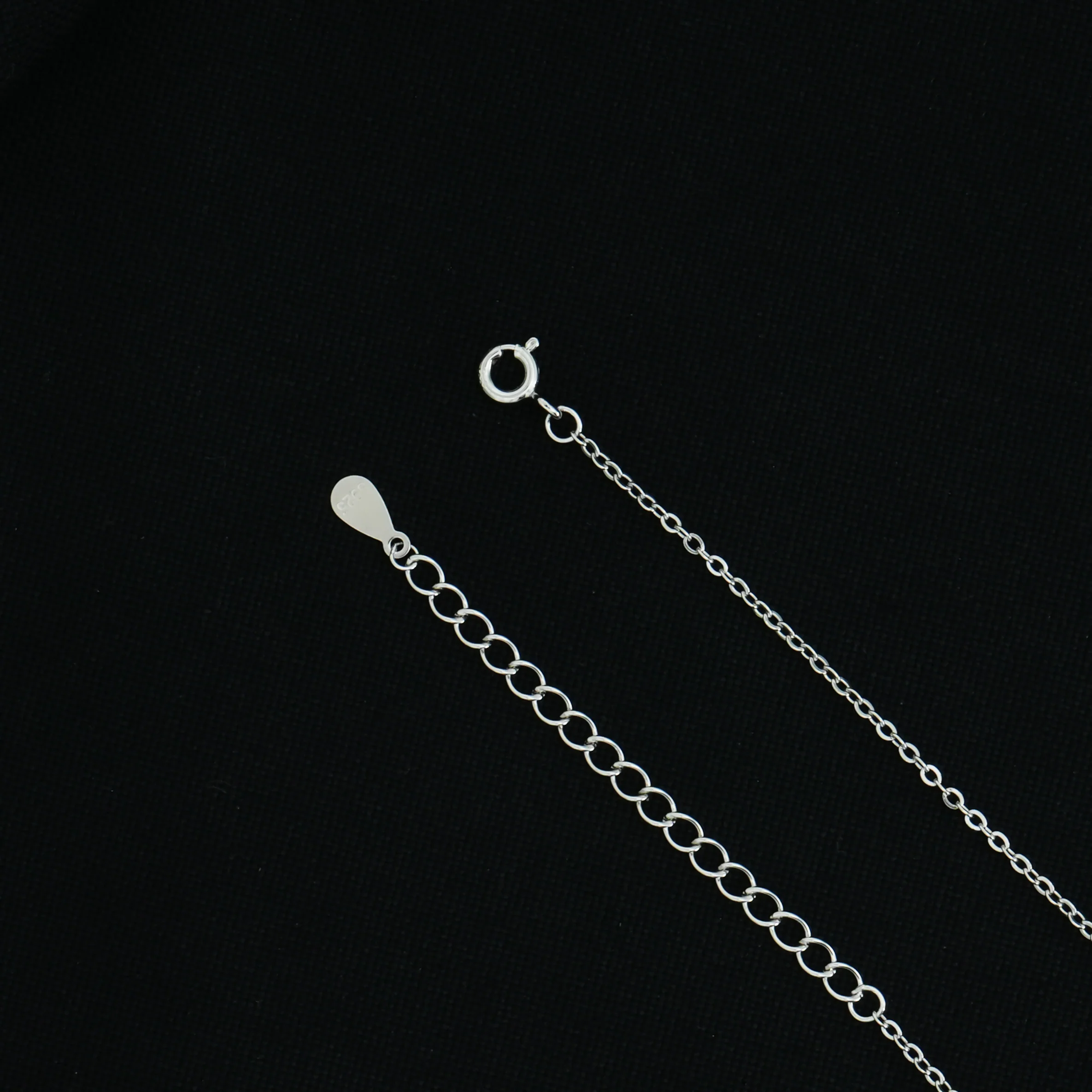 Sterling Sliver Green Butterfly Chain Pendant - Image 4