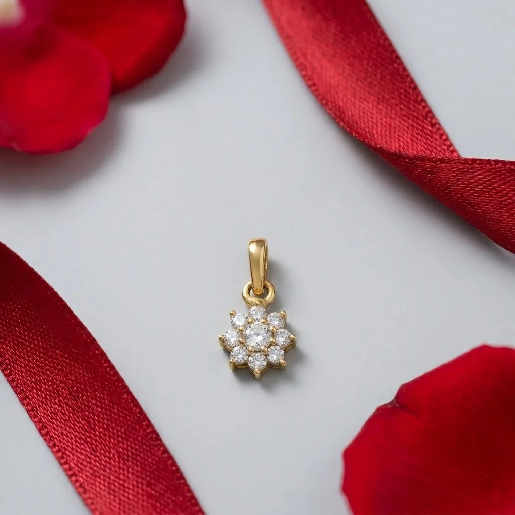 Sun Bloom Gold Pendant Necklace for Women - Image 4