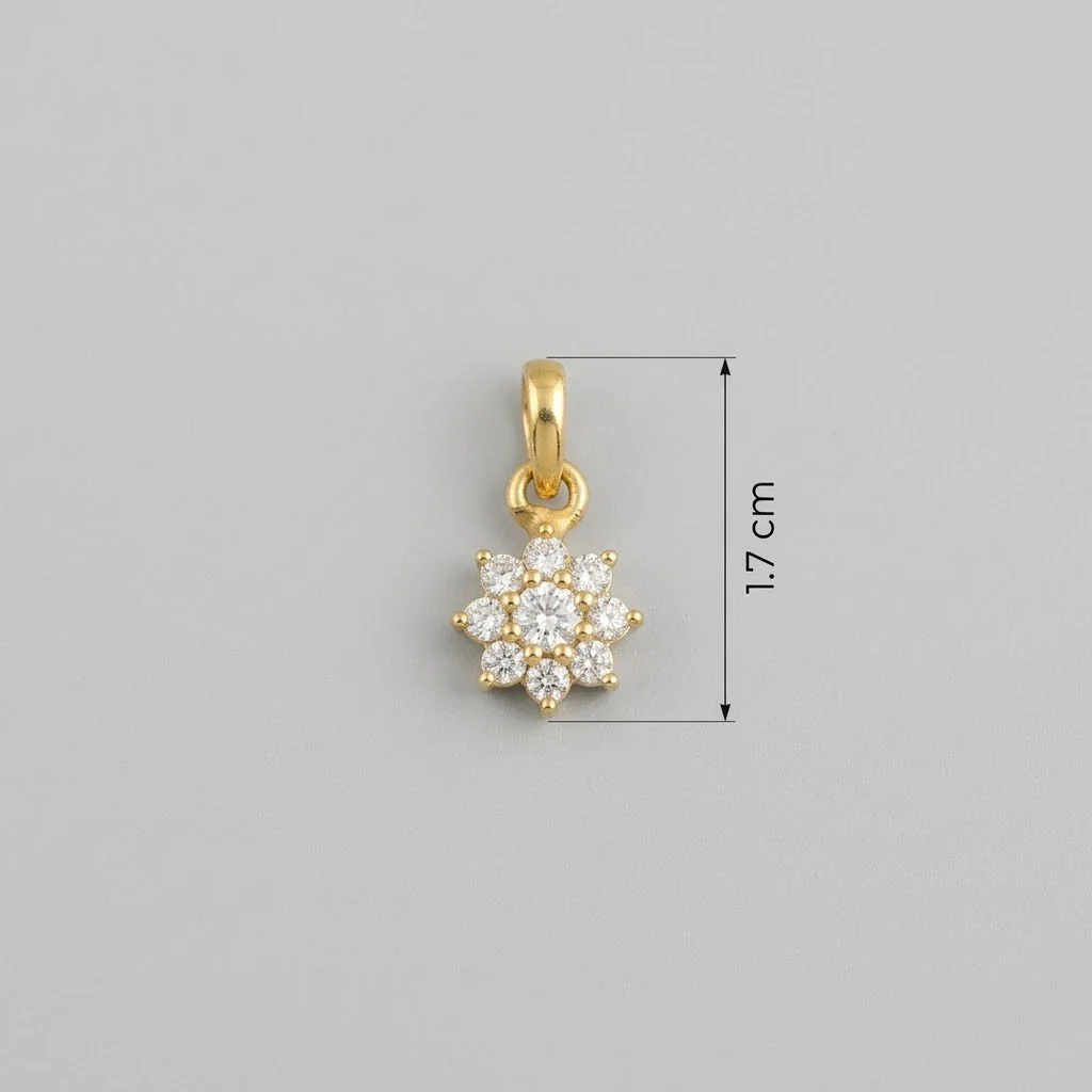 Sun Bloom Gold Pendant Necklace for Women - Image 5